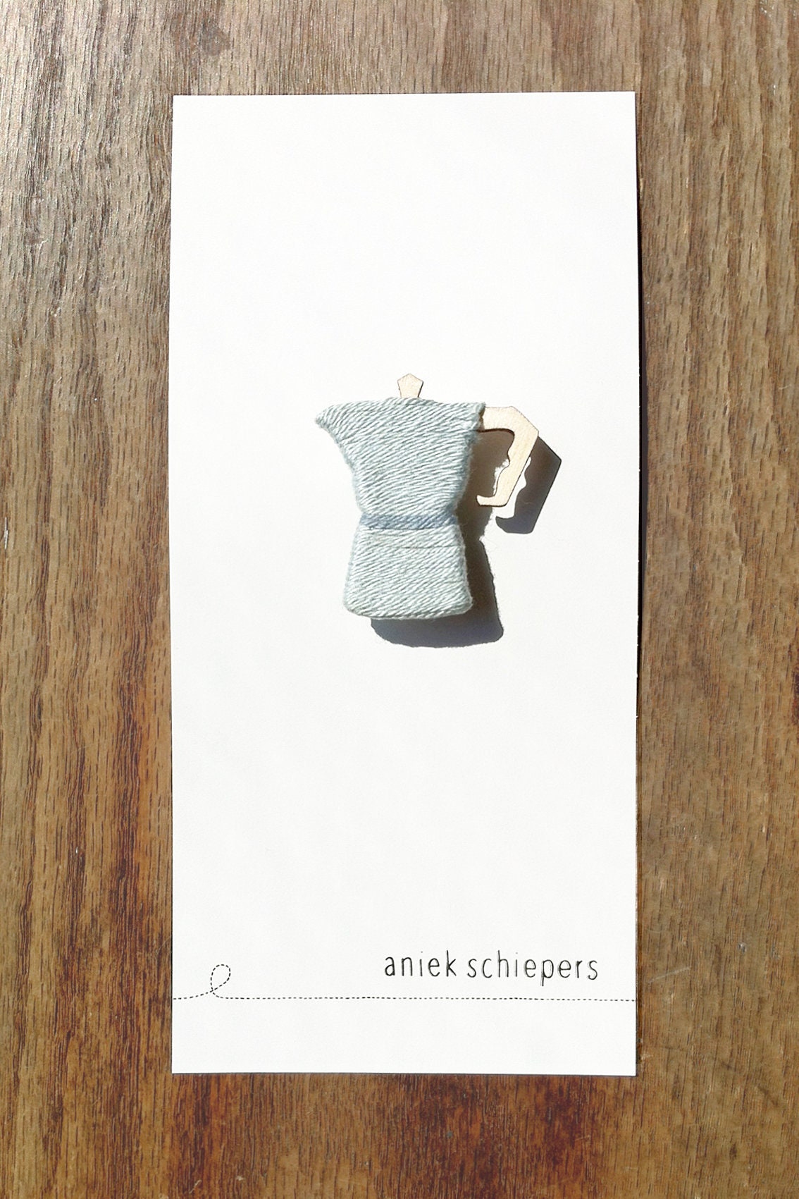 Perkolator-Brosche von AniekSchiepers