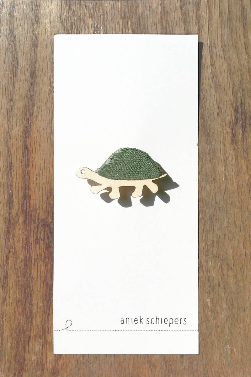Schildkrötenbrosche von AniekSchiepers