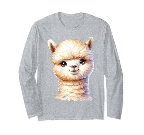 Niedliches Alpaka-Tier-Design für Kinder und Tierliebhaber Langarmshirt Niedliches Alpaka-Tier-Design für Kinder und Tierliebhaber Langarmshirt von Animal Birthday Designs for Kids and Toddlers