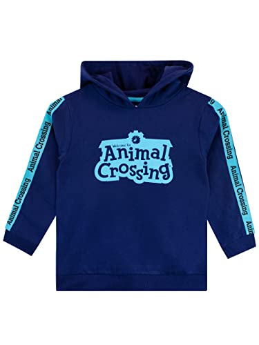 Animal Crossing Jungen Kapuzenpullover Spielen Kinder Langarm-Pullover Blau 140 von Animal Crossing