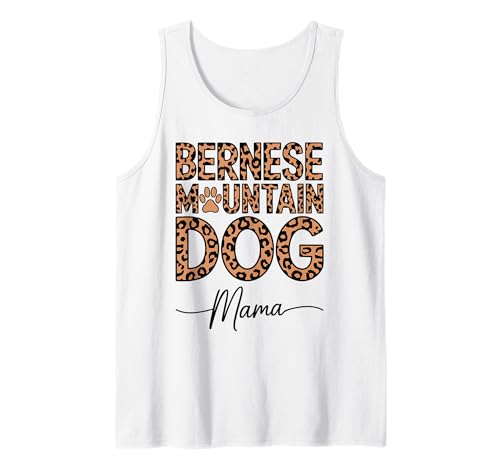Leopardenmuster Bernese Mountain Dog Mama Berner Tank Top Leopardenmuster Bernese Mountain Dog Mama Berner Tank Top von Animal Dog Lover Gifts