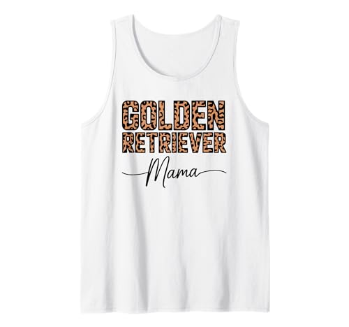 Leopardenmuster Golden Retriever Mama GR Hund Goldie Tank Top Leopardenmuster Golden Retriever Mama GR Hund Goldie Tank Top von Animal Dog Lover Gifts