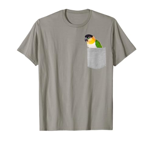Animal in Your Pocket Funny black-headed caique, Pionites m T-Shirt Animal in Your Pocket Funny black-headed caique, Pionites m T-Shirt von Animal in Your Pocket