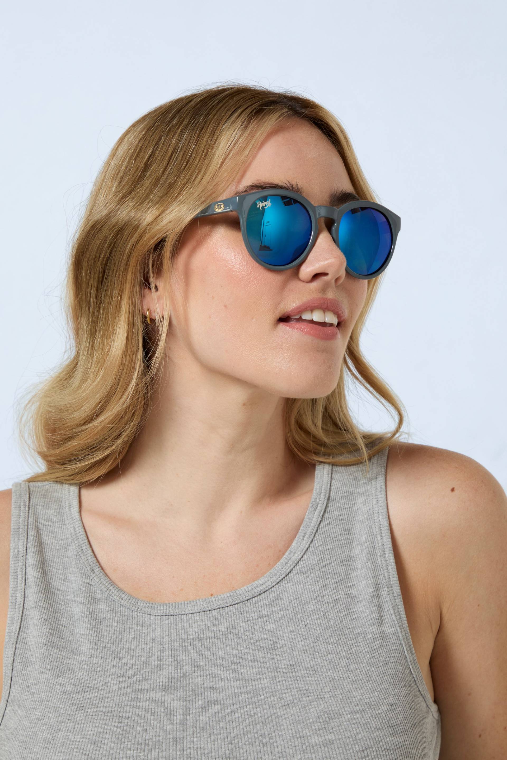 Alina Recycelte Polarisierte Damen-Sonnenbrille - Blau von Animal