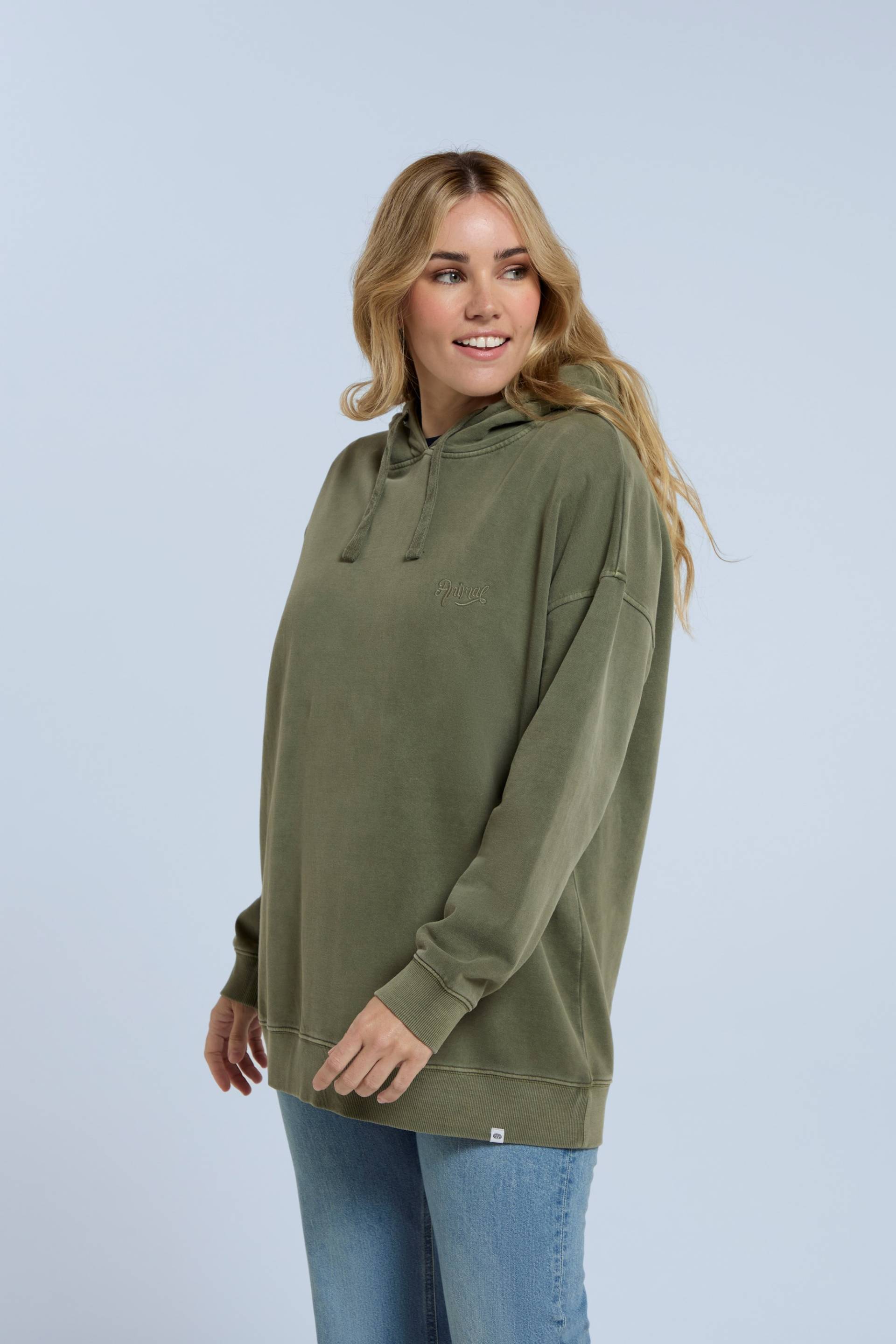 Amber Damen Kapuzenpulli - Khaki von Animal