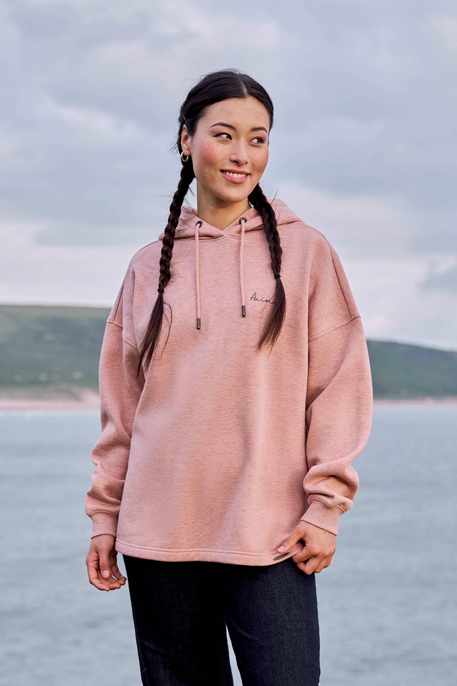 Amber Damen Kapuzenpulli - Rosa von Animal