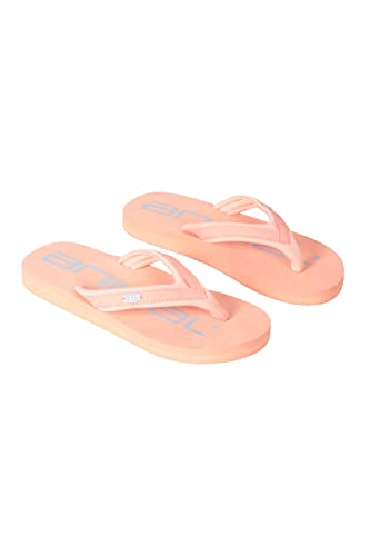 Animal Swish Kids Recycelte Flip-Flops - Schlupfschuhe und leichte Schuhe mit weich gepolsterten Riemen für Jungen und Mädchen - ideal für Frühling, Sommer Korallenrot Kinder-Schuhgröße 34 DE von Animal