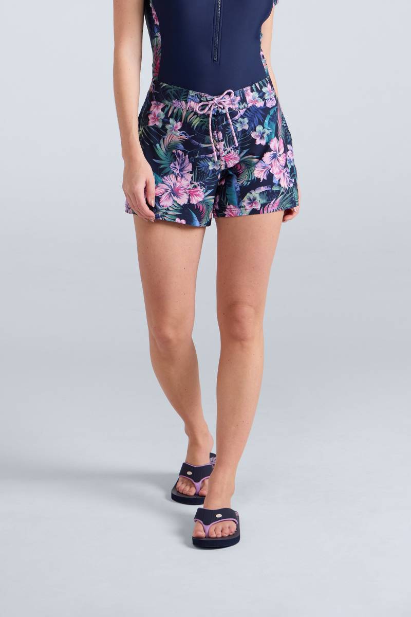 Aurora Gemusterte Damen Mini-Boardshorts - Dark Blau von Animal
