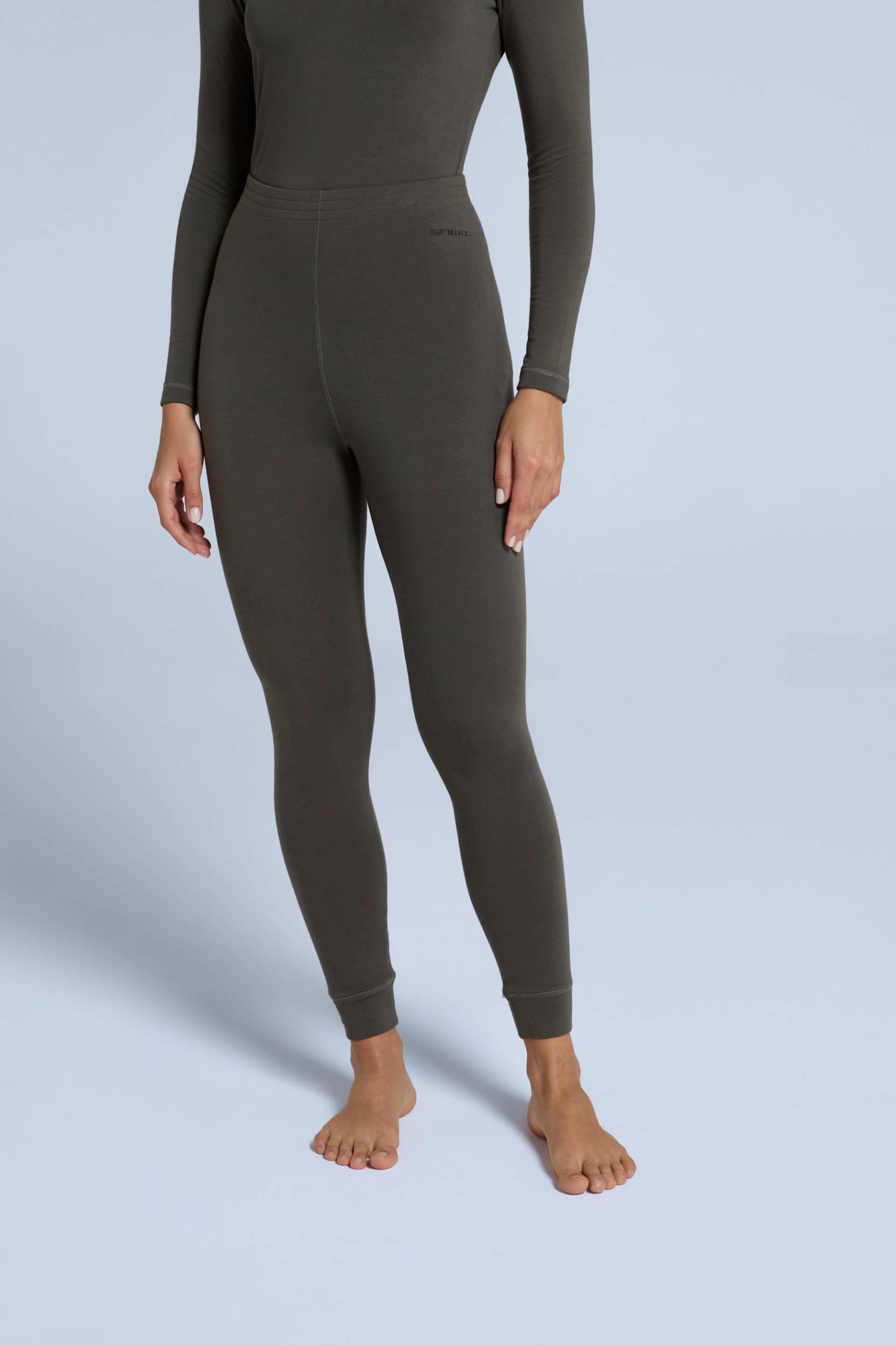 Blaze Damenbaselayerhose - Dunkel-Khaki von Animal