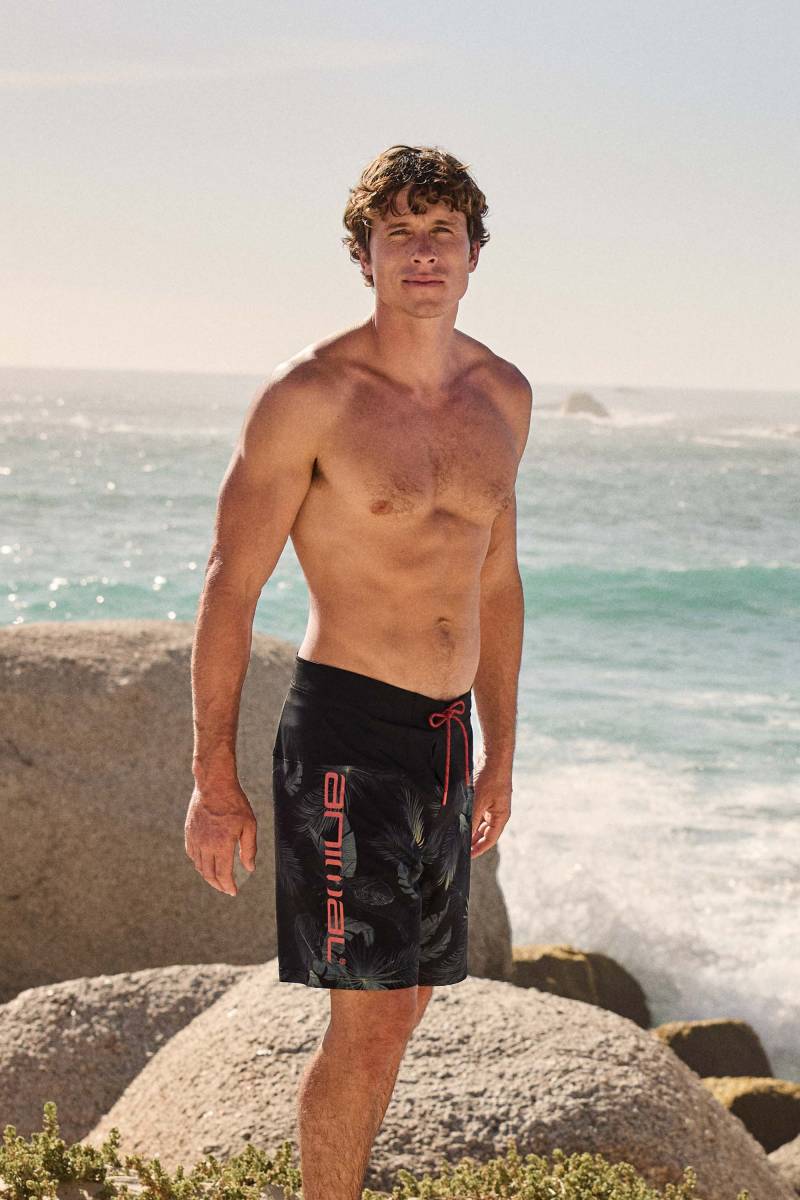 Brett Herren Boardshorts - Gemustert - Schwarz Brett Herren Boardshorts - Gemustert - Schwarz von Animal