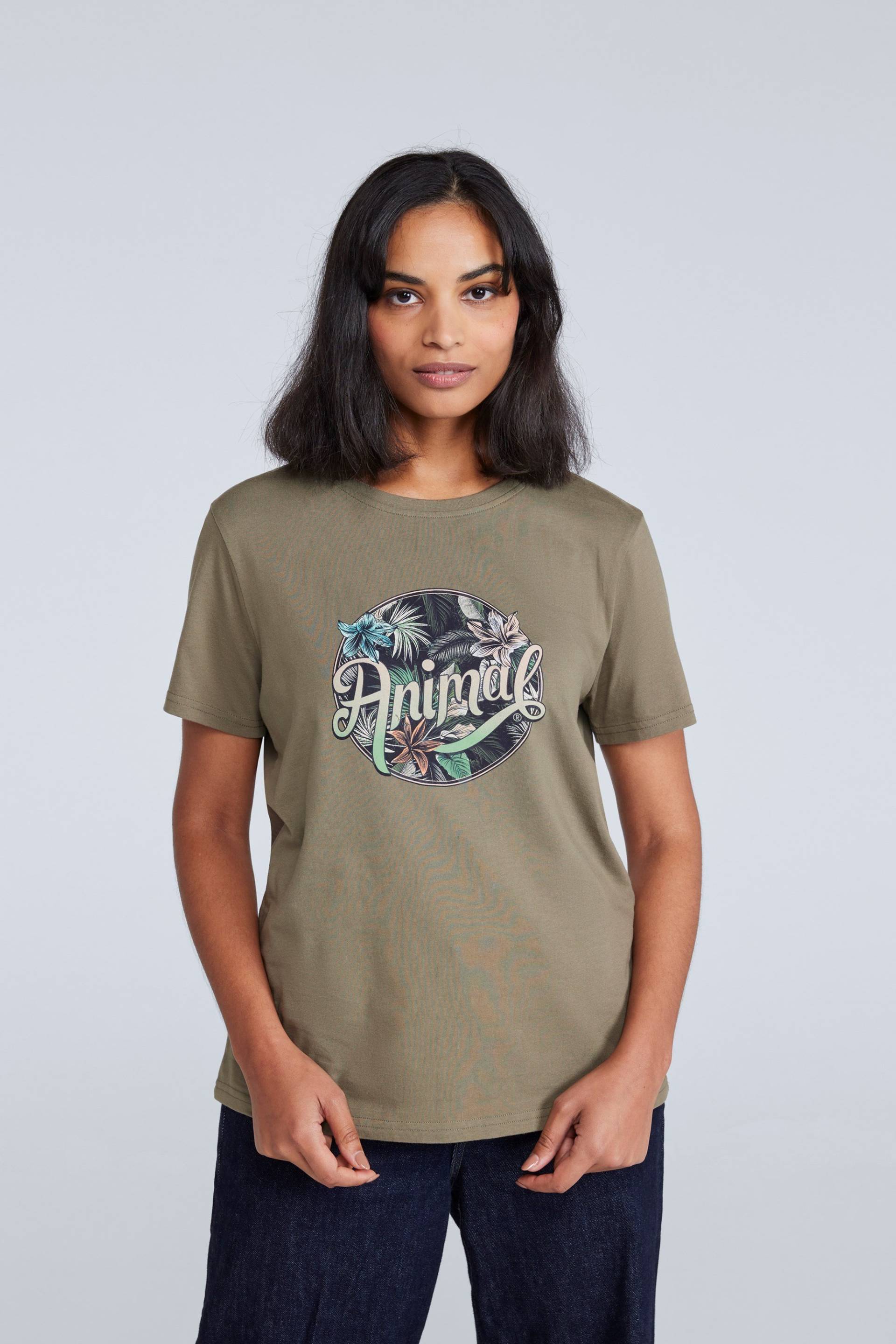 Canopy Carina Damen T-Shirt - Khaki von Animal
