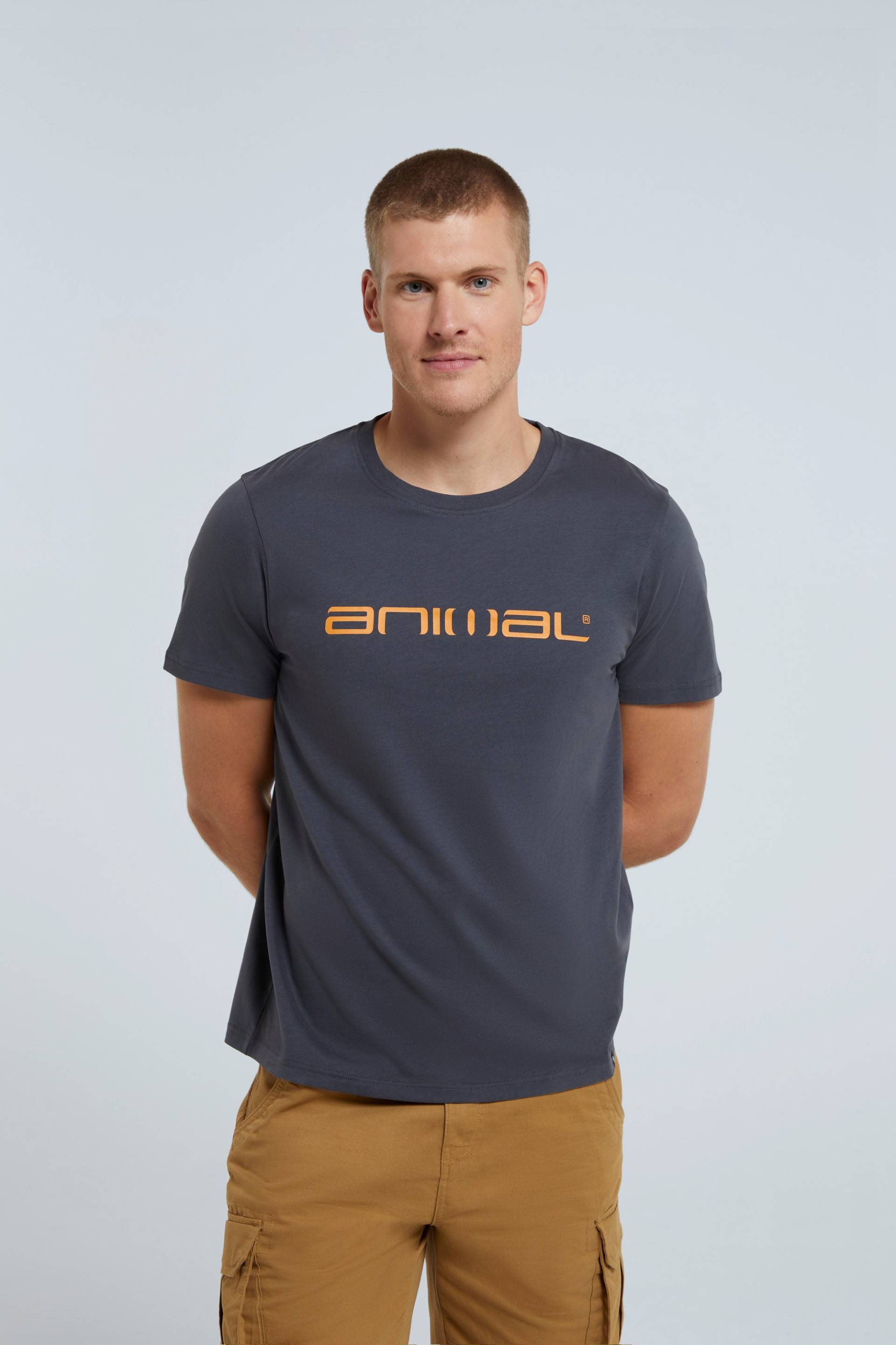 Classico Bio-Baumwoll Herren T-Shirt - Grau von Animal
