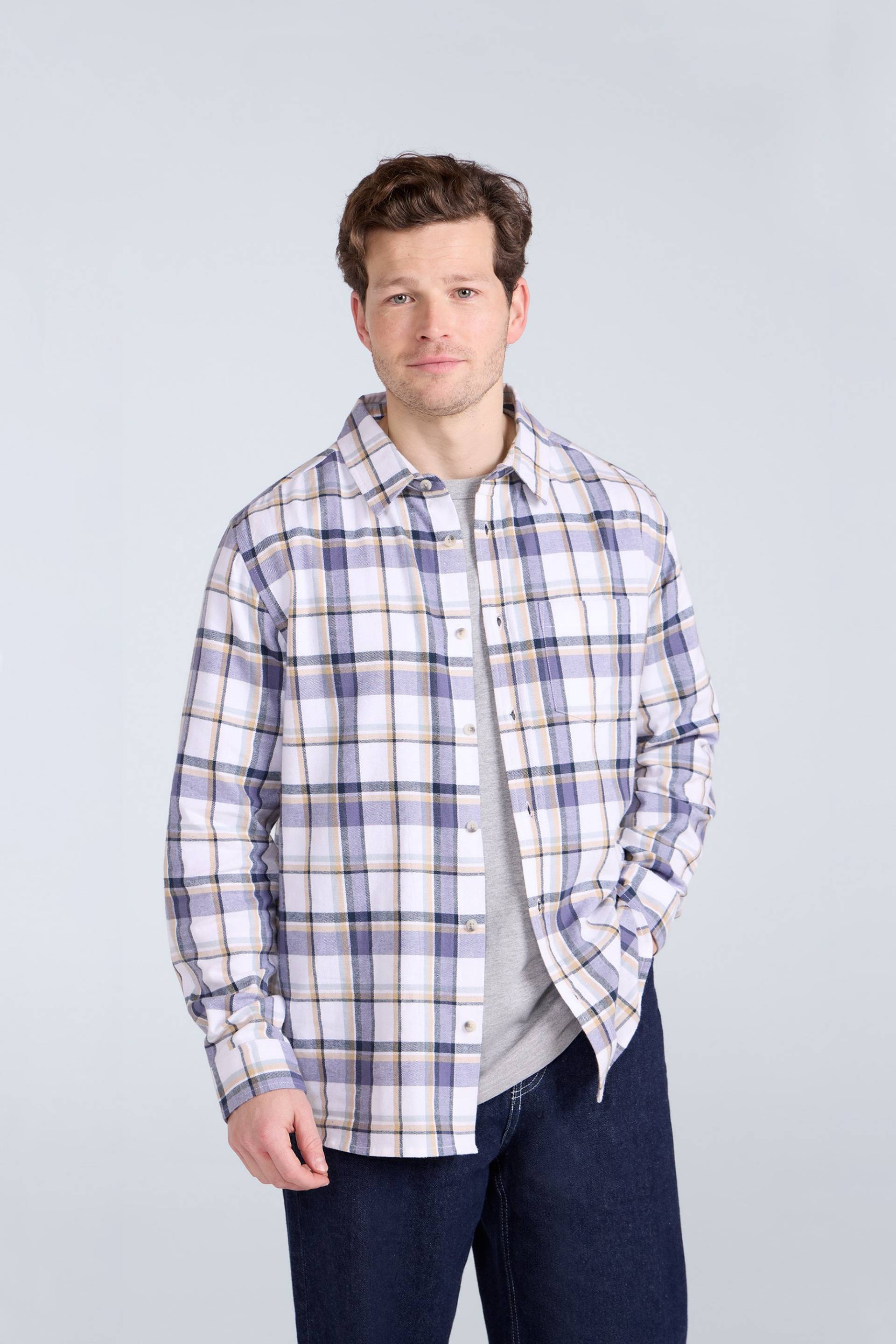 Cove Herren Flanellhemd - Beige Cove Herren Flanellhemd - Beige von Animal