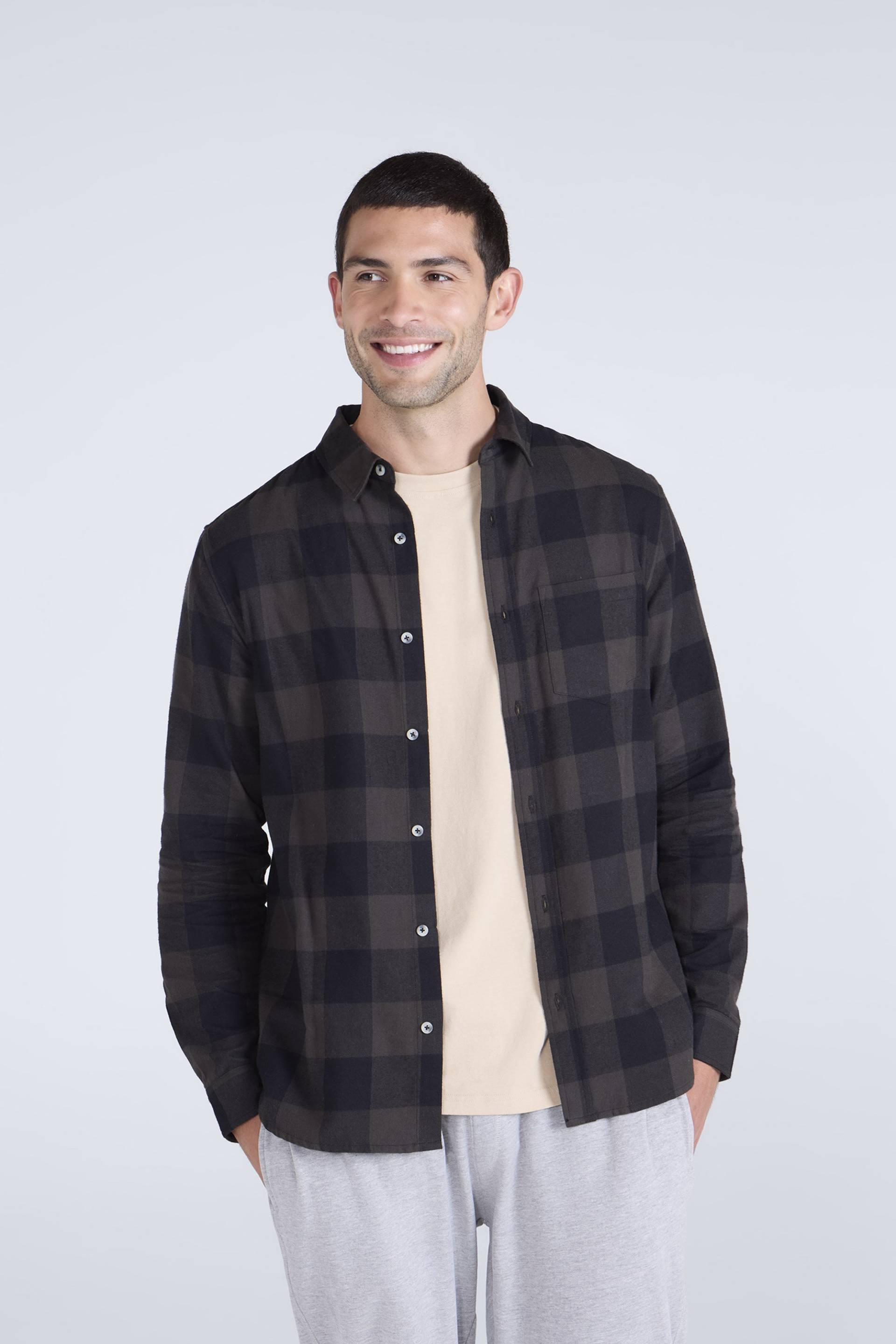 Cove Herren Flanellhemd - Schwarz Cove Herren Flanellhemd - Schwarz von Animal