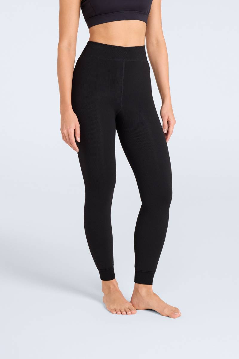 Fleecegefütterte Damen-Leggings - Schwarz von Animal