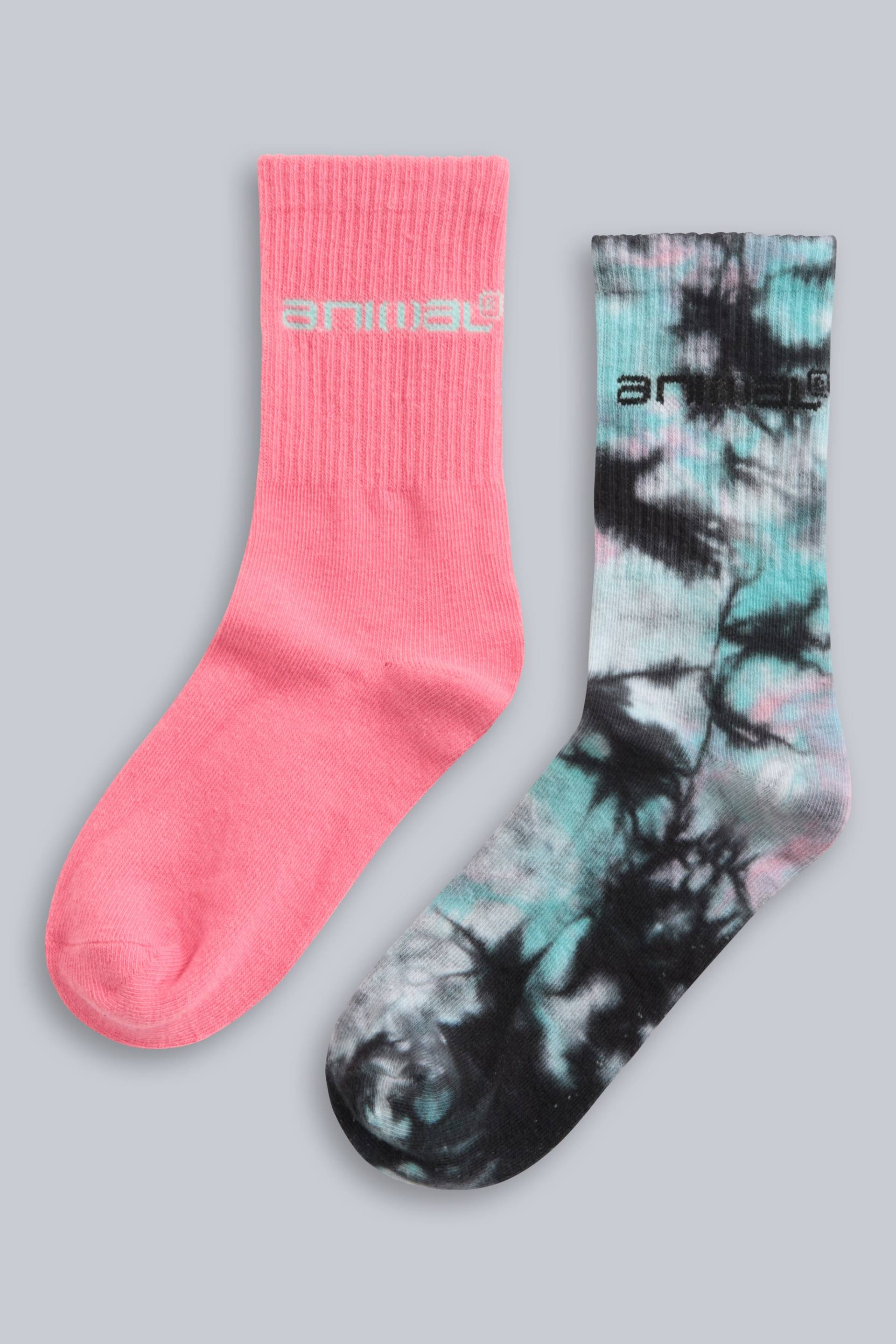 Danny Bio-Baumwoll Kindersocken mit Batikmuster - Rosa von Animal