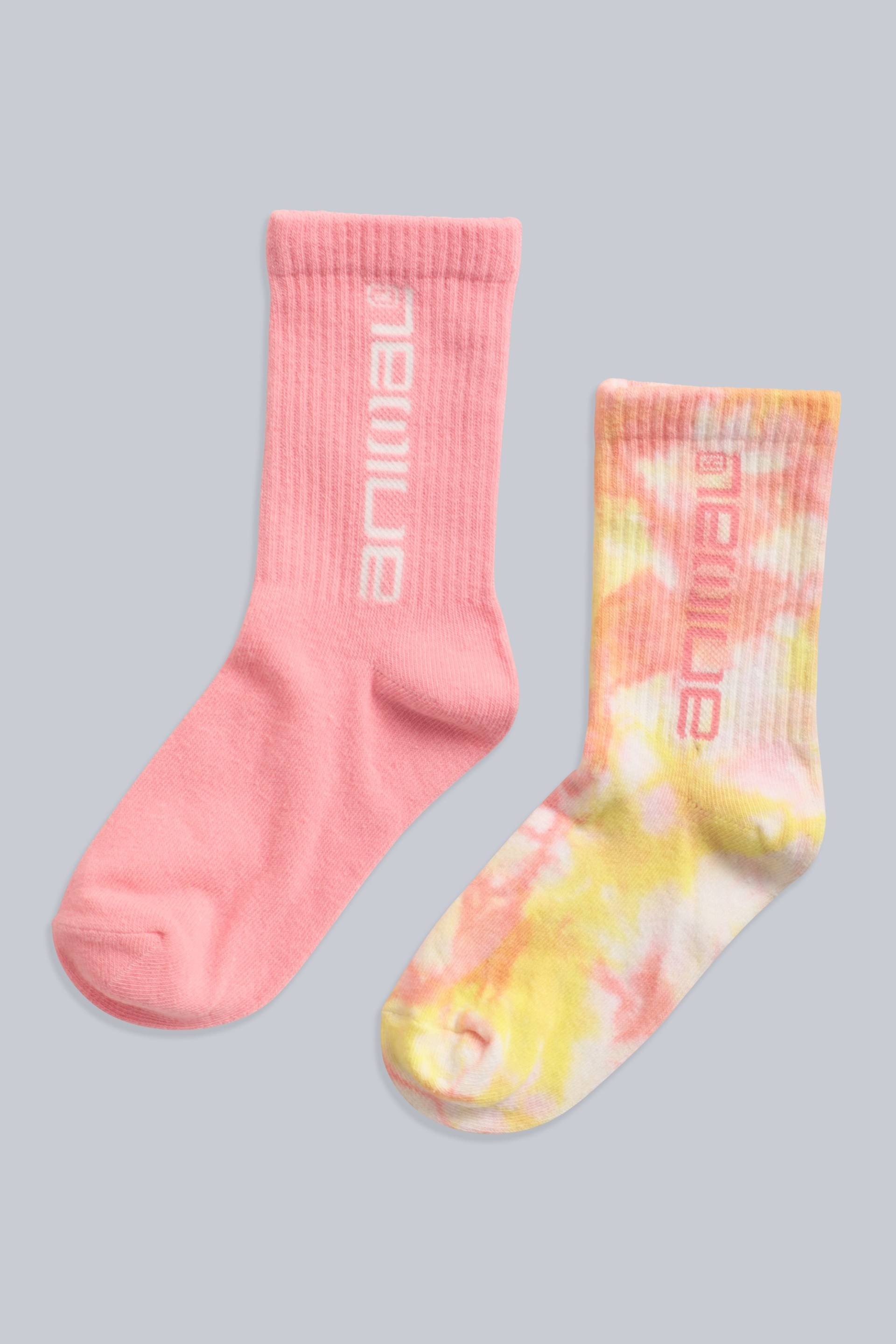 Danny Bio-Baumwoll Kindersocken mit Batikmuster - Rosa von Animal