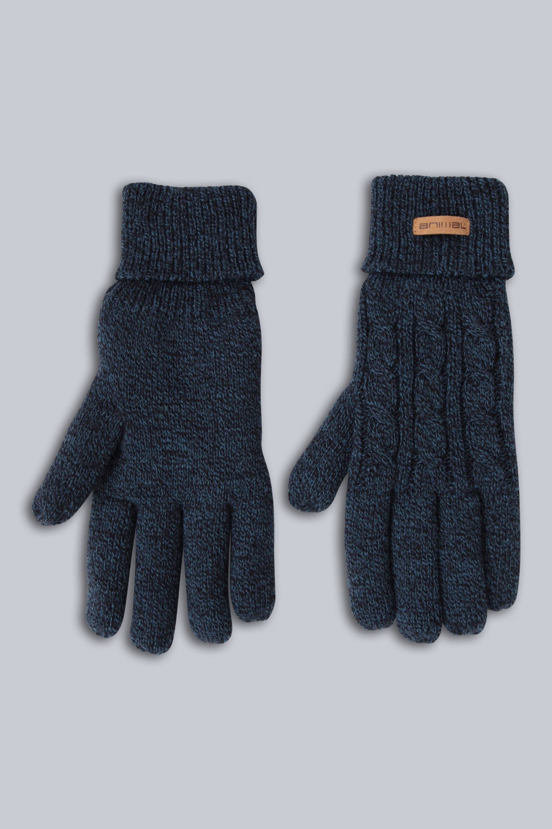 Drew Fellgefütterte Herren Handschuhe - Marineblau von Animal