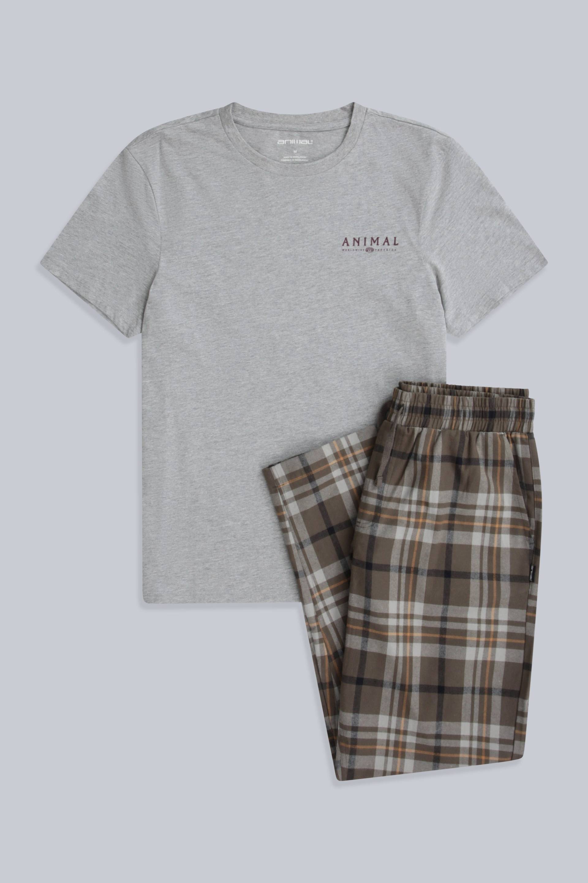 Driftoff Herren Pyjama-Set - Grau von Animal