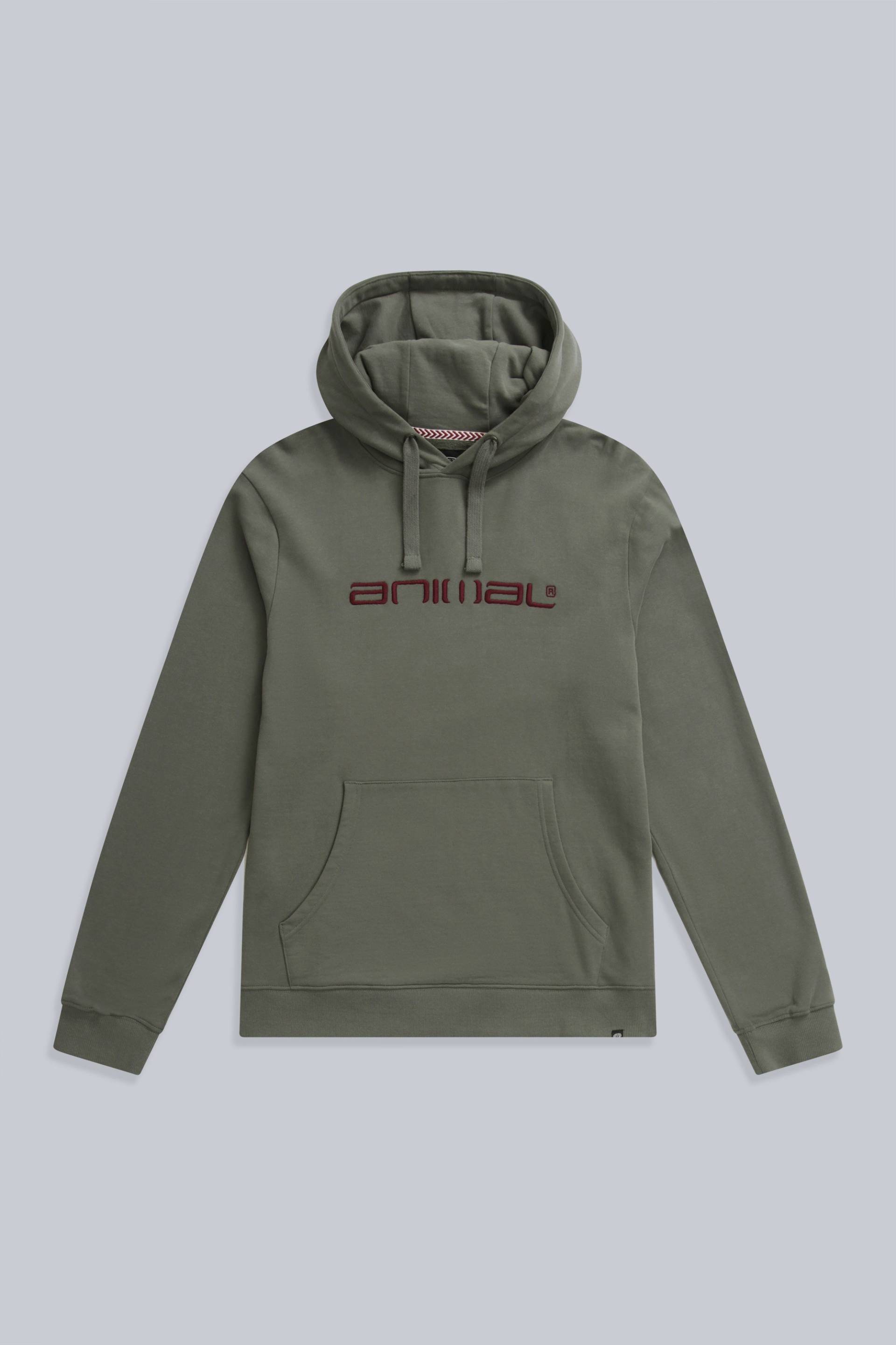 Driver Logo Herren-Kapuzenpullover - Khaki Driver Logo Herren-Kapuzenpullover - Khaki von Animal
