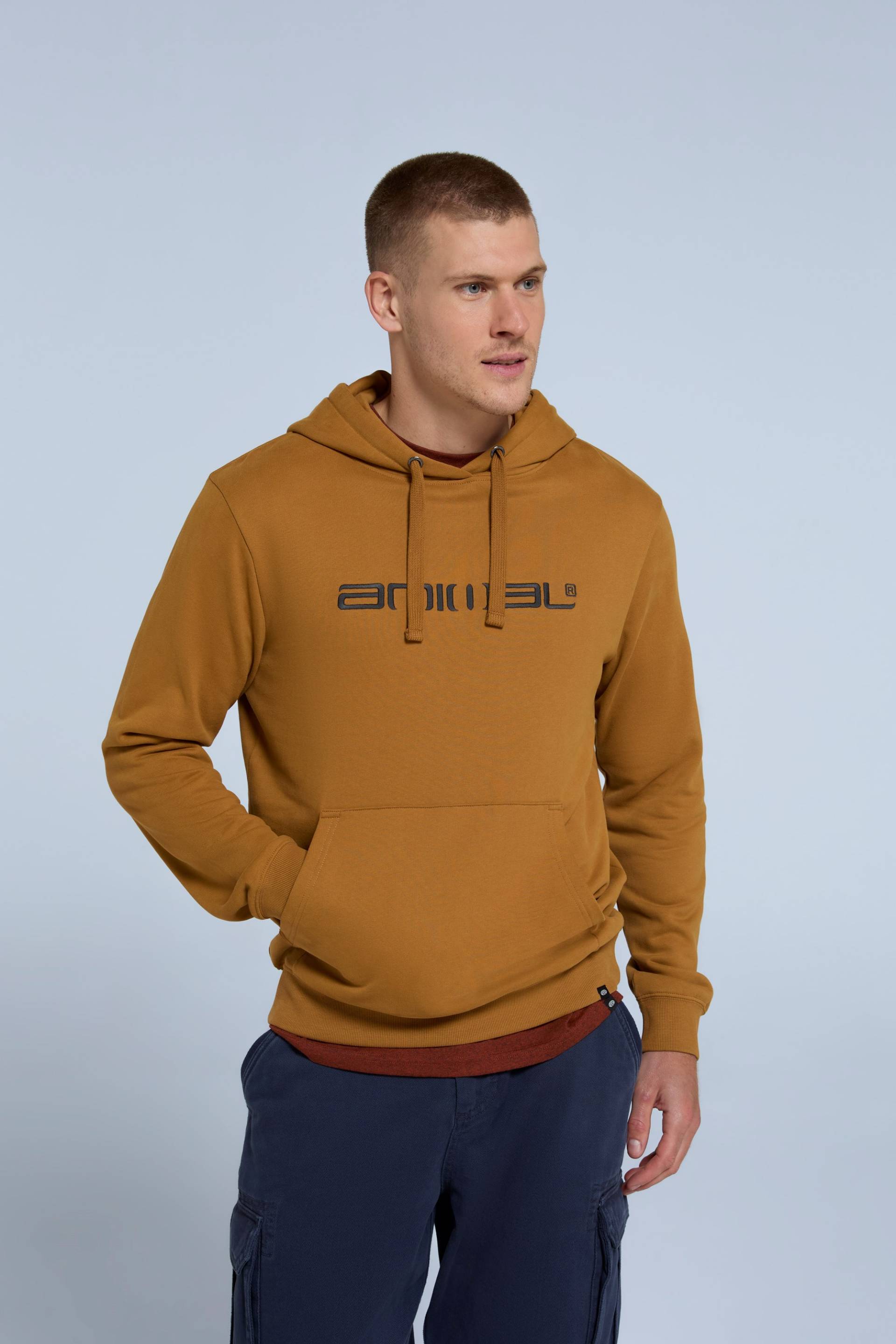 Driver Logo Herren-Kapuzenpullover - Gelb Driver Logo Herren-Kapuzenpullover - Gelb von Animal
