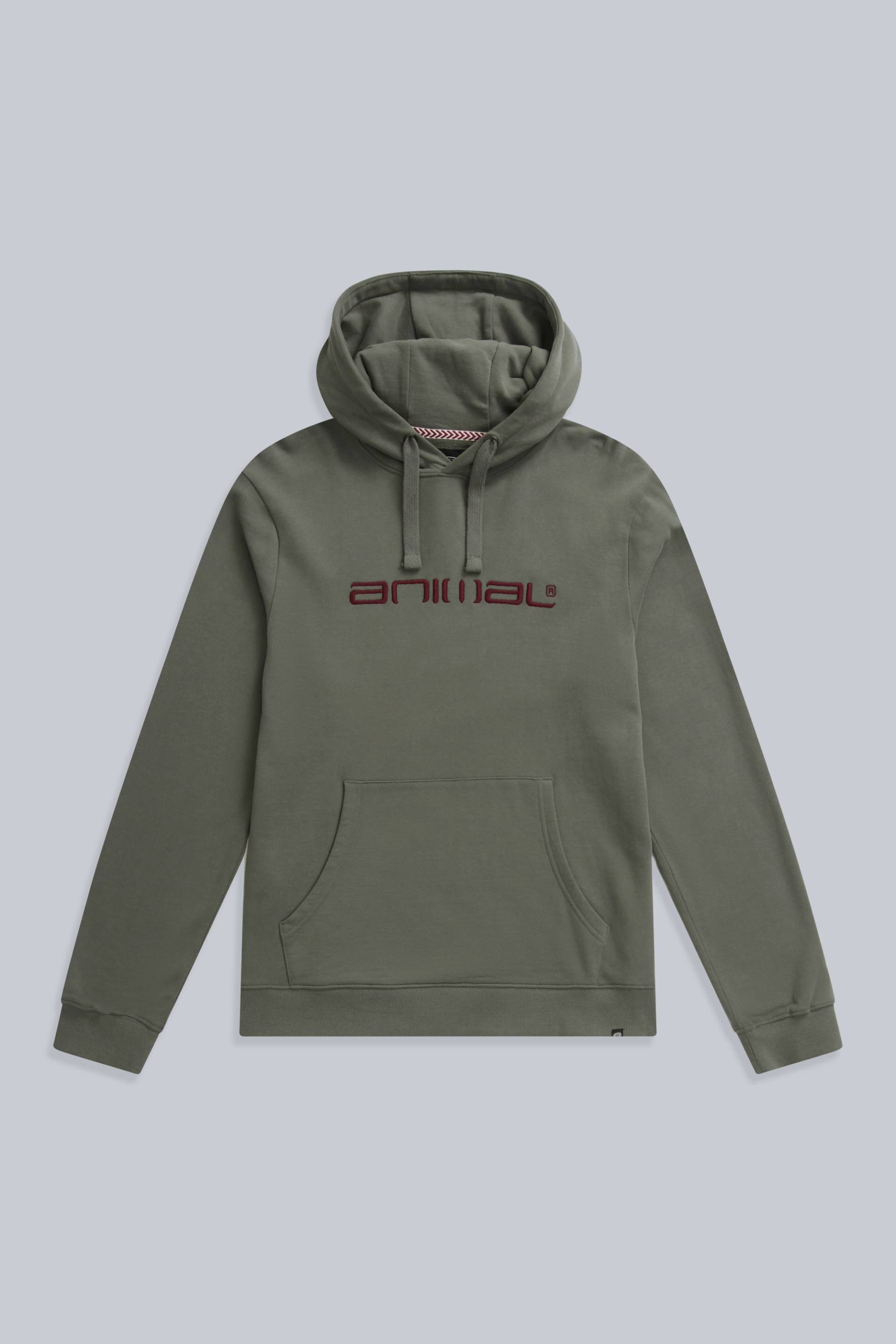 Driver Logo Herren-Kapuzenpullover - Khaki Driver Logo Herren-Kapuzenpullover - Khaki von Animal