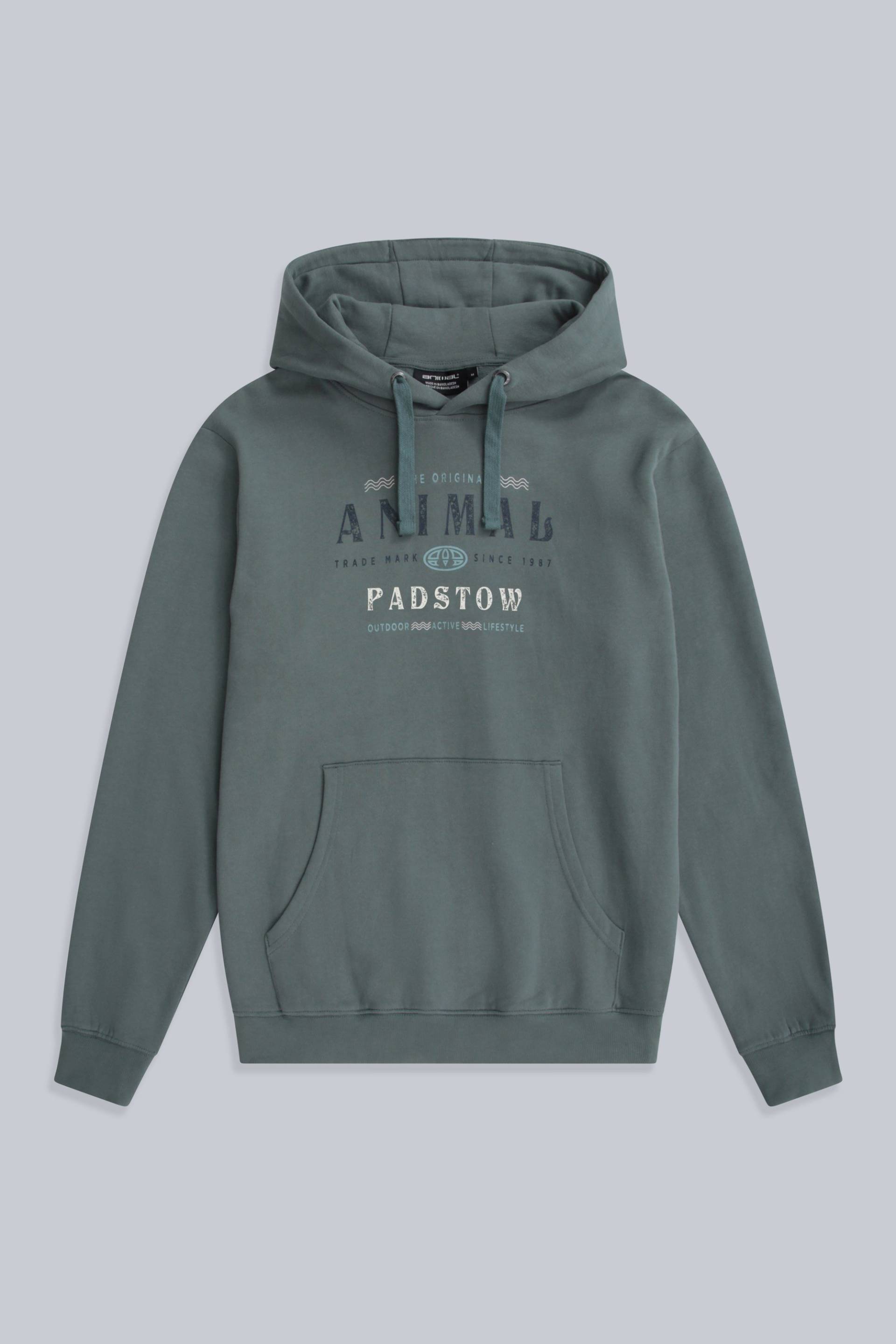 Fluss Herren Padstow Hoodie - Grün Fluss Herren Padstow Hoodie - Grün von Animal