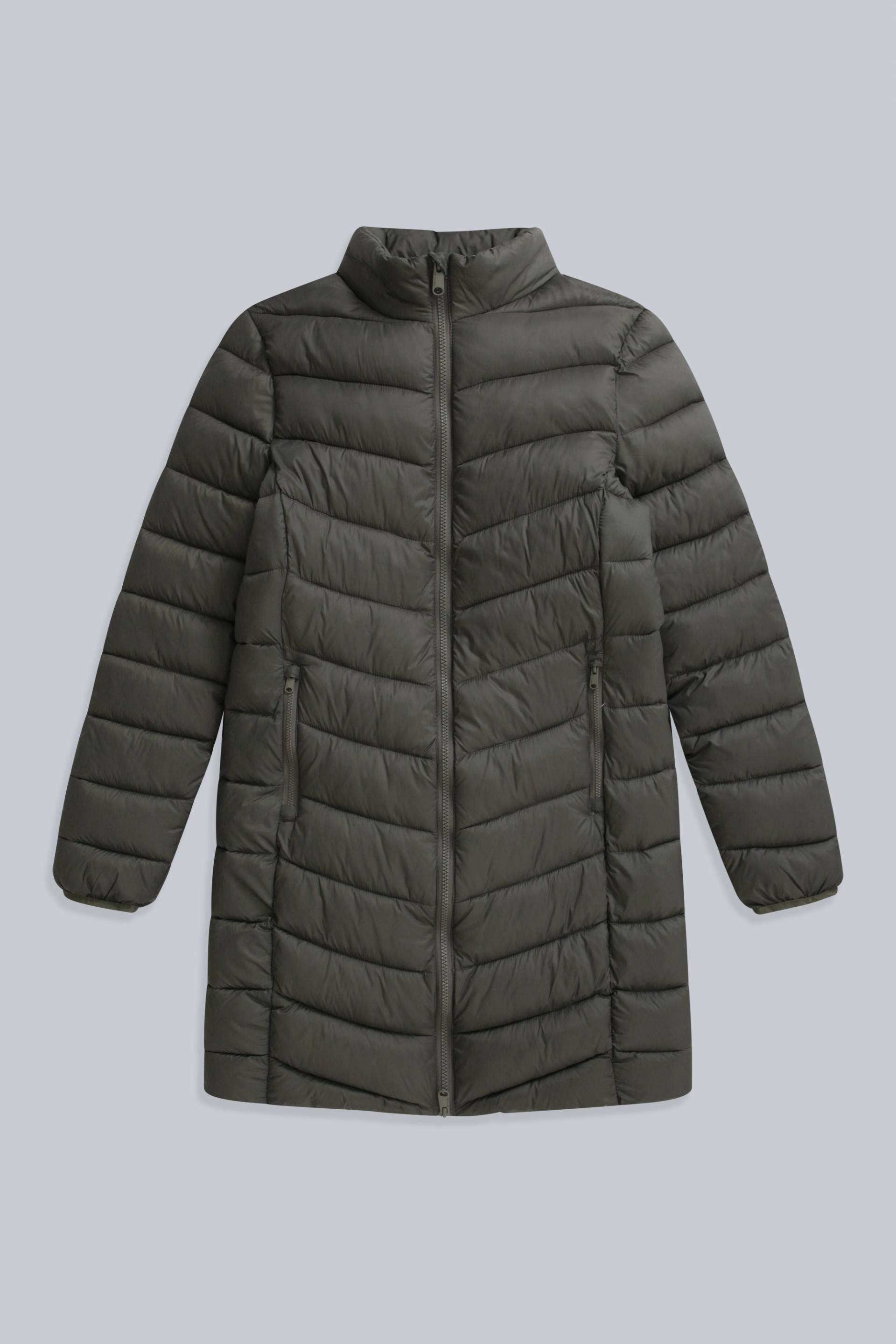 Frankie Longline Wattierte Damenjacke - Dunkel-Khaki von Animal