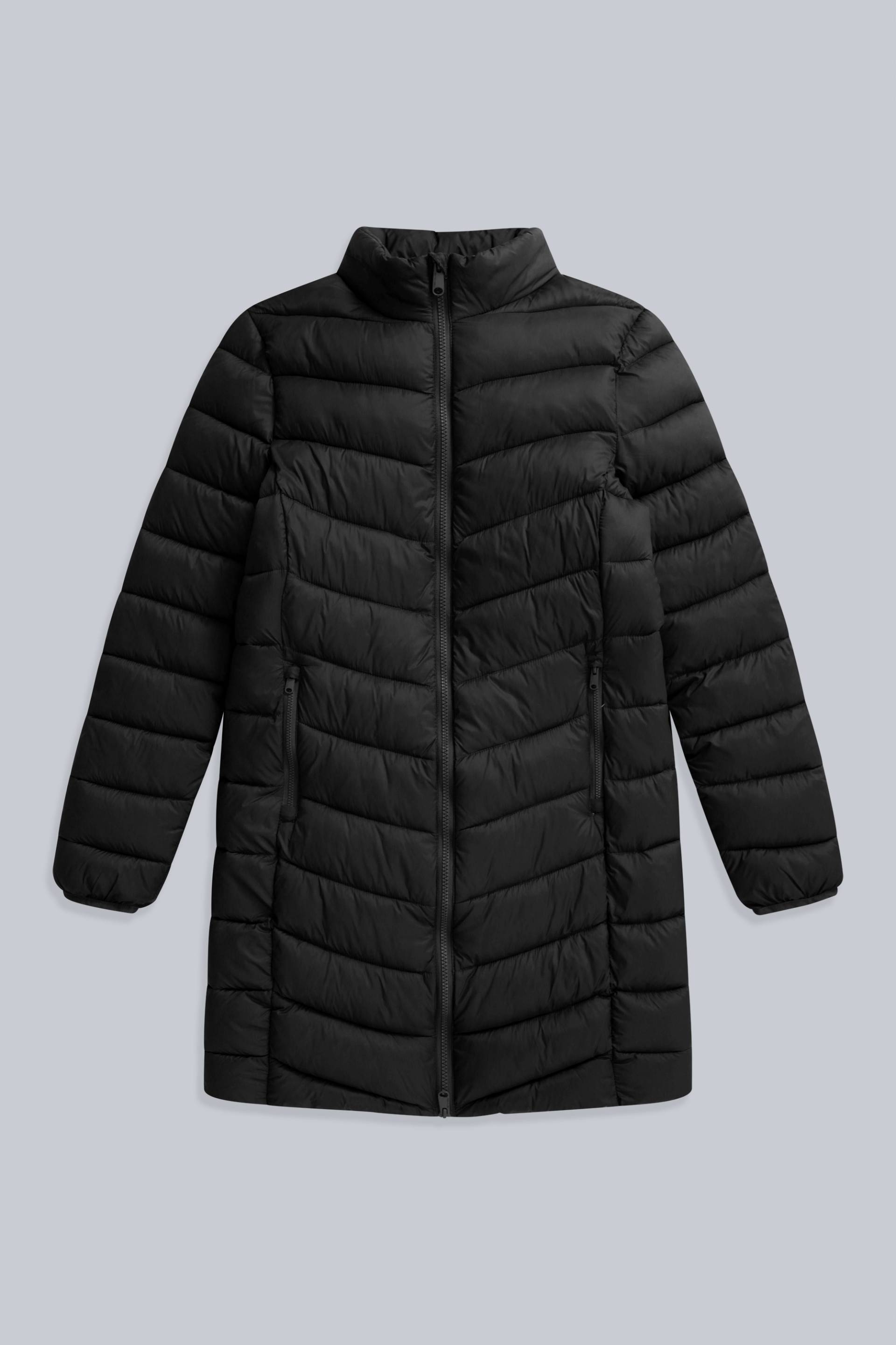 Frankie Longline Wattierte Damenjacke - Schwarz Frankie Longline Wattierte Damenjacke - Schwarz von Animal
