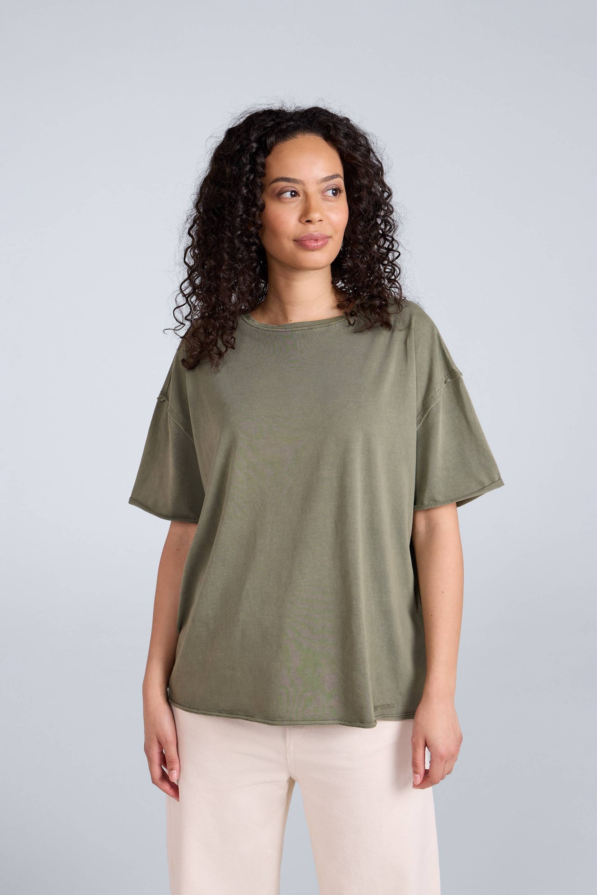 Harper Übergroßes T-Shirt für Damen - Khaki von Animal