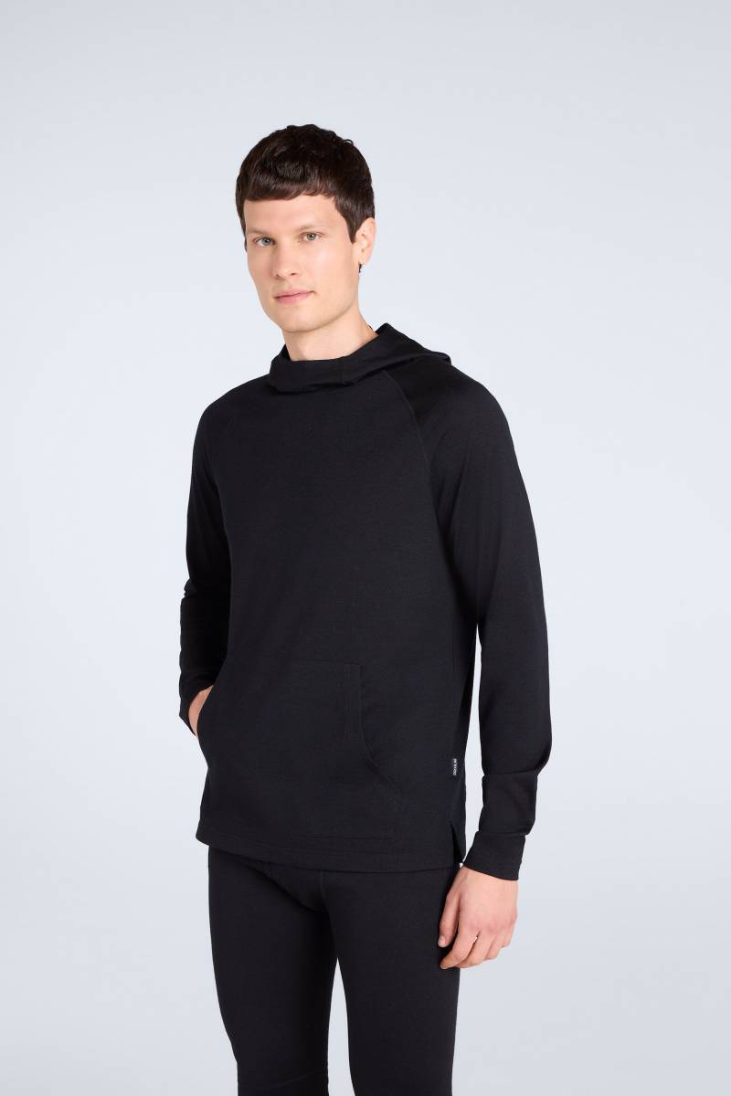 Herren Merino Kapuzenpullover - Schwarz Herren Merino Kapuzenpullover - Schwarz von Animal