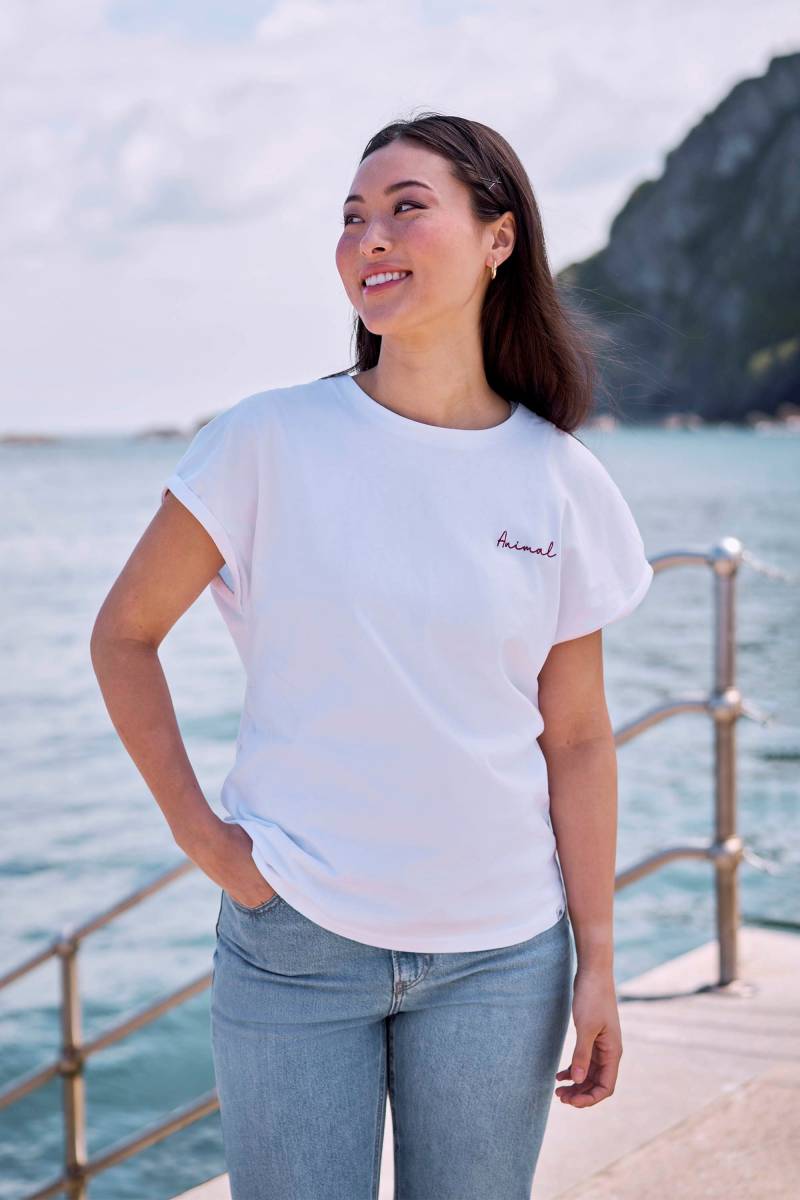 Holly Damen T-Shirt - Weiss von Animal