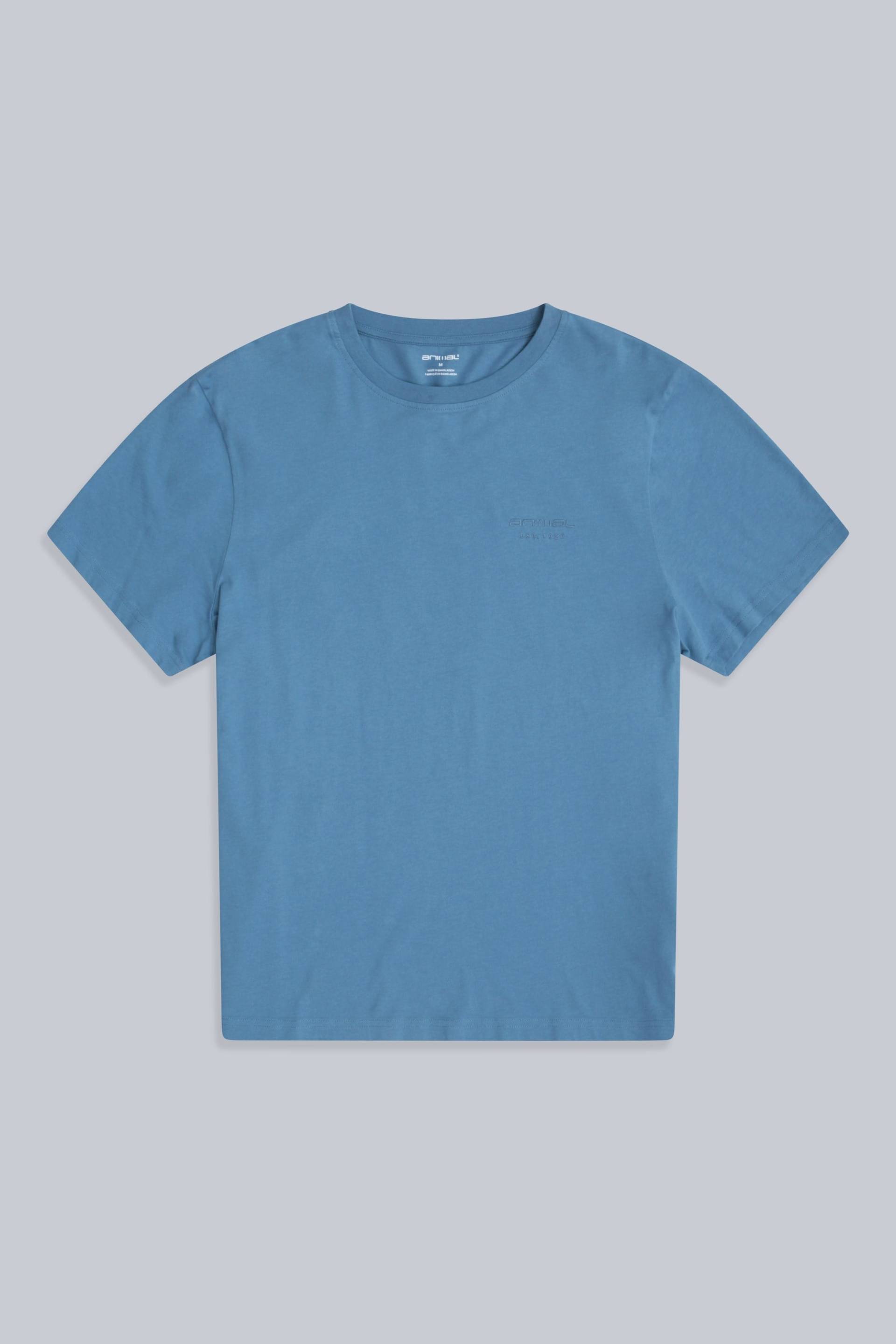 Icon Einfarbiges Herren T-Shirt - Blau von Animal