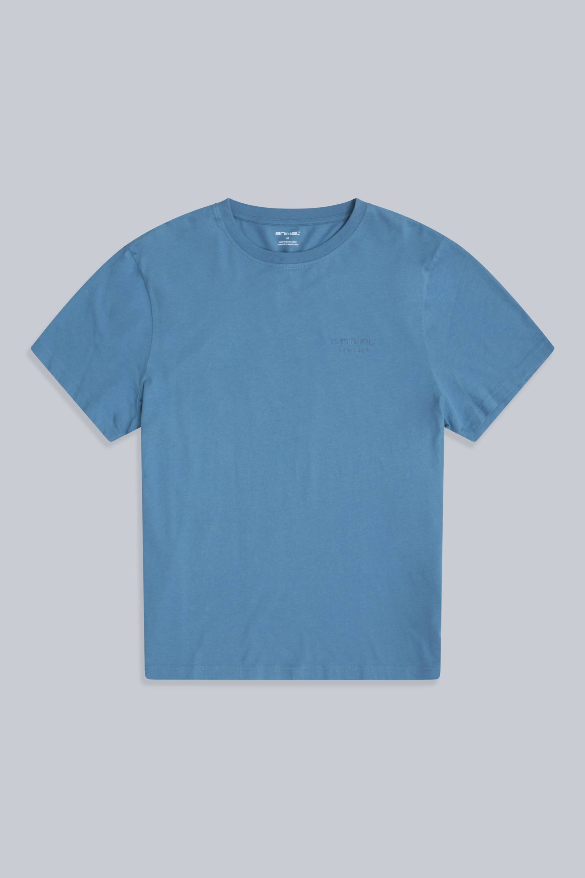 Icon Einfarbiges Herren T-Shirt - Blau von Animal