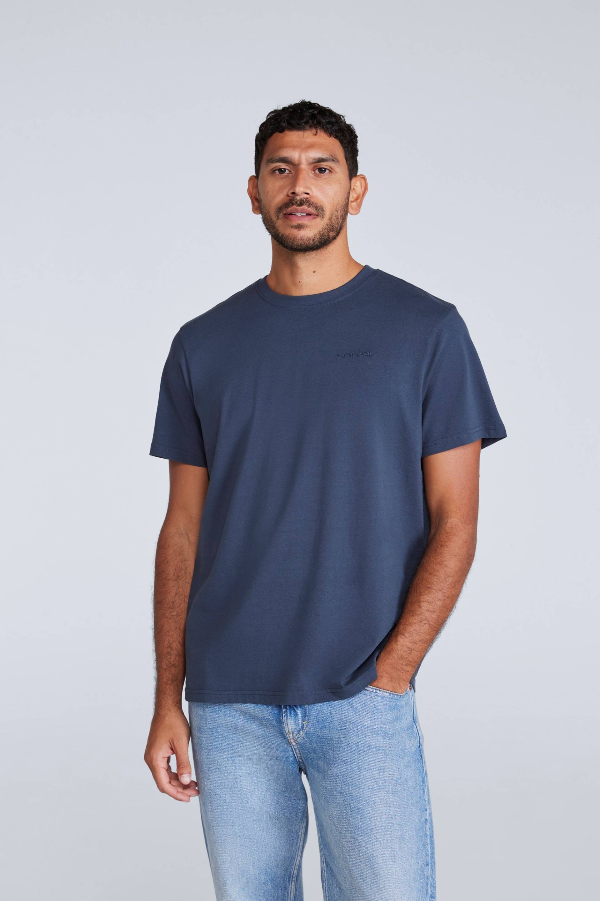 Icon Einfarbiges Herren T-Shirt - Marineblau von Animal