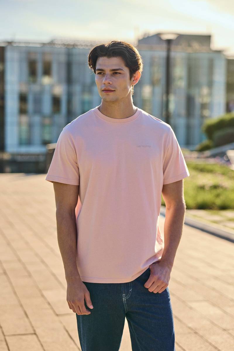 Icon Einfarbiges Herren T-Shirt - Rosa von Animal