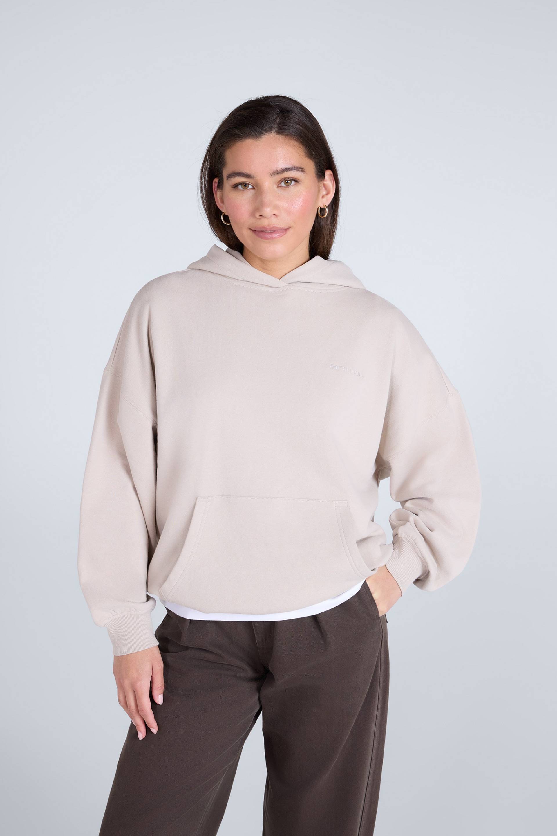 Idol Damen Kapuzenpulli - Beige von Animal