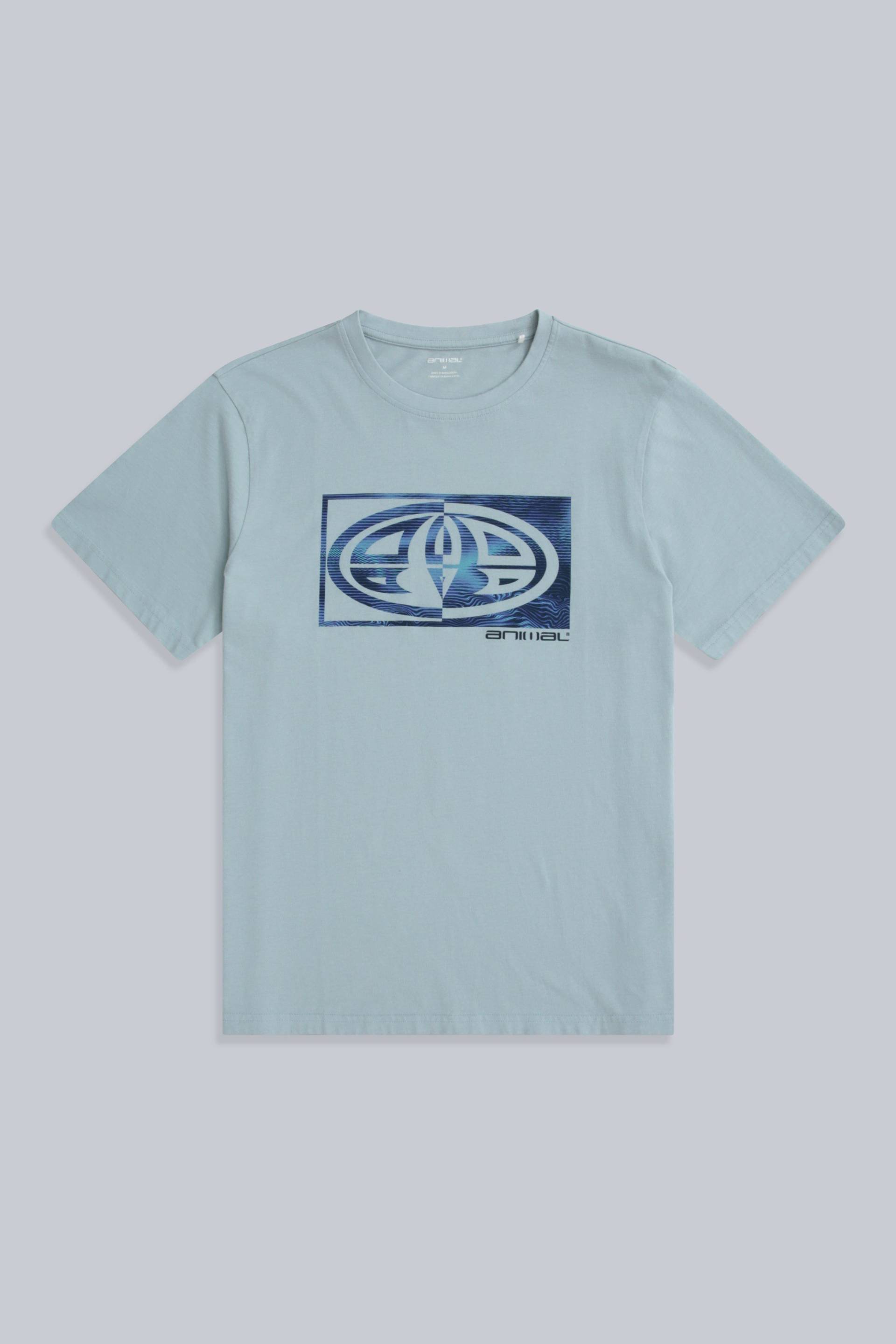 Jacob Herren T-Shirt - Blau von Animal