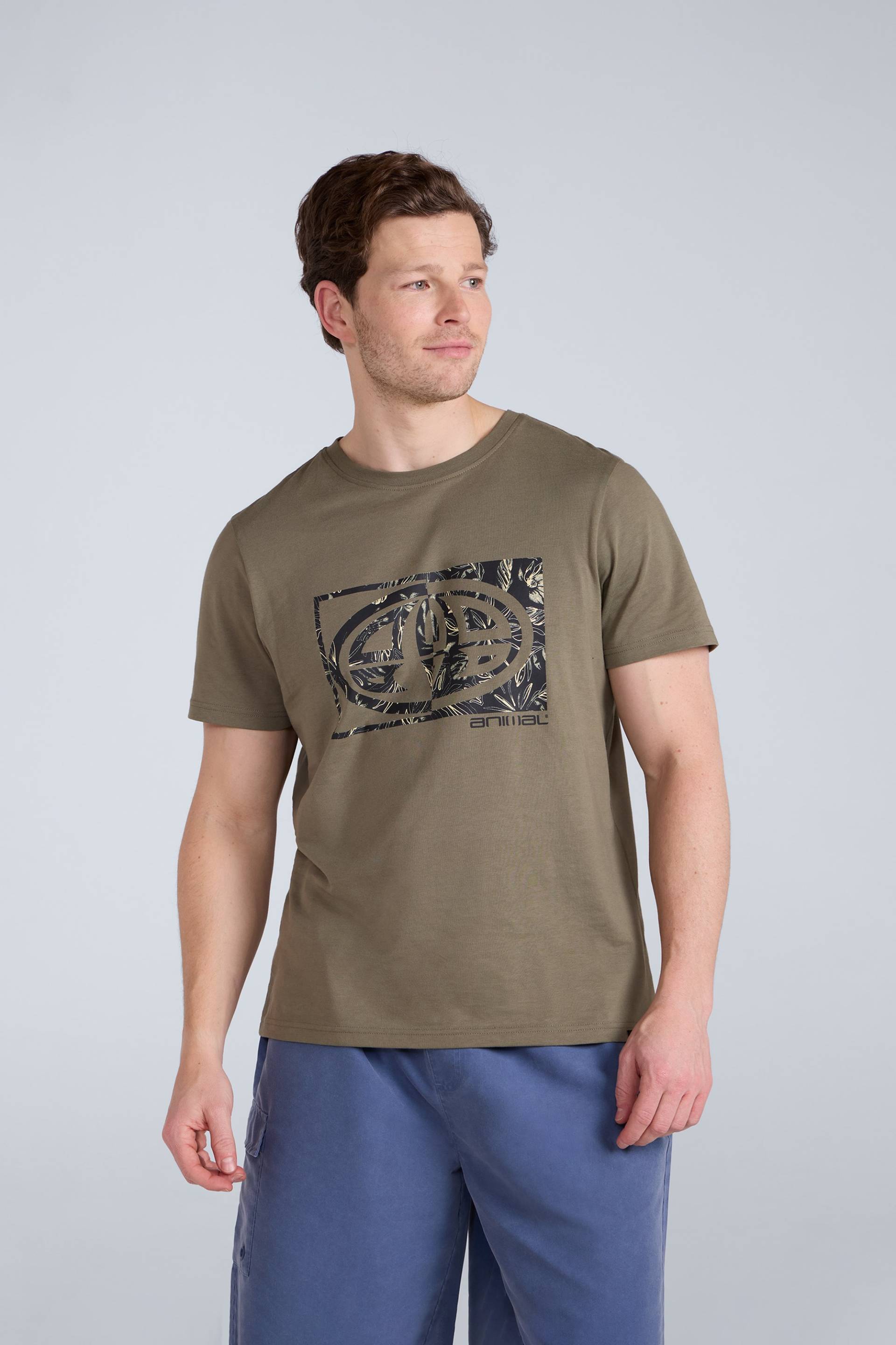 Jacob Herren T-Shirt - Grün von Animal