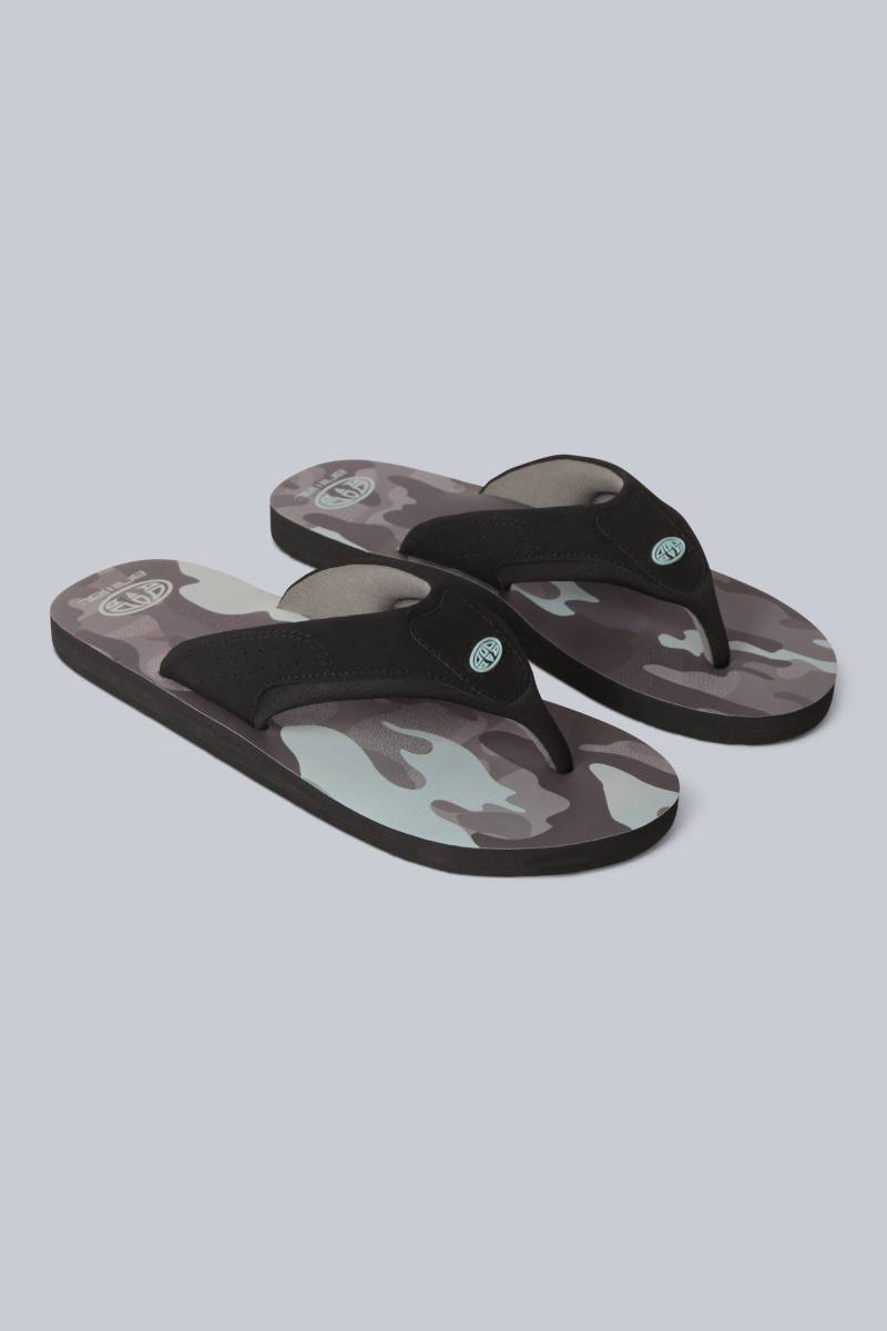 Jekyl Herren-AOP-Flip-Flops - Anthrazitgrau von Animal