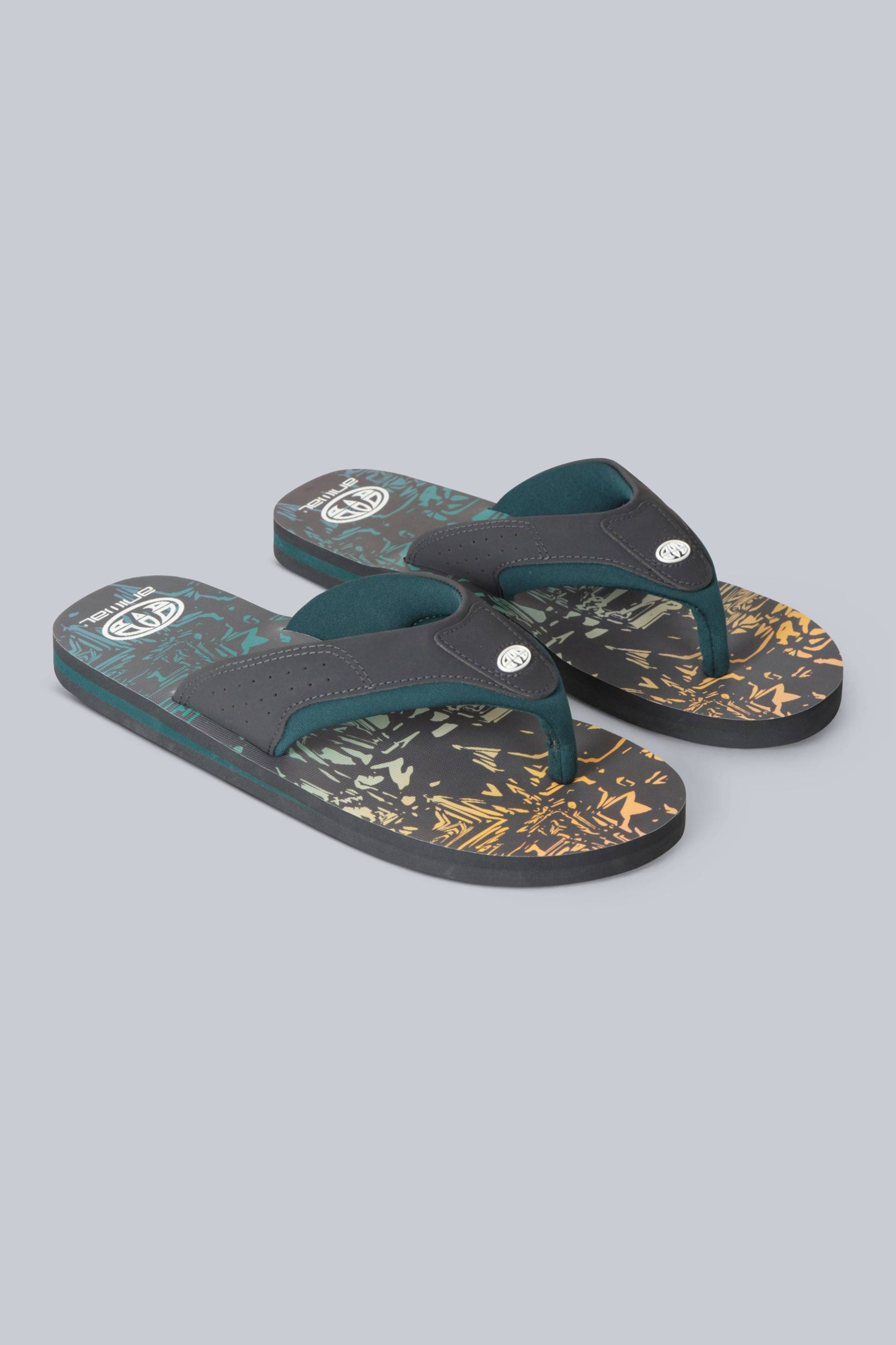 Jekyl Herren-AOP-Flip-Flops - Hell Grau von Animal