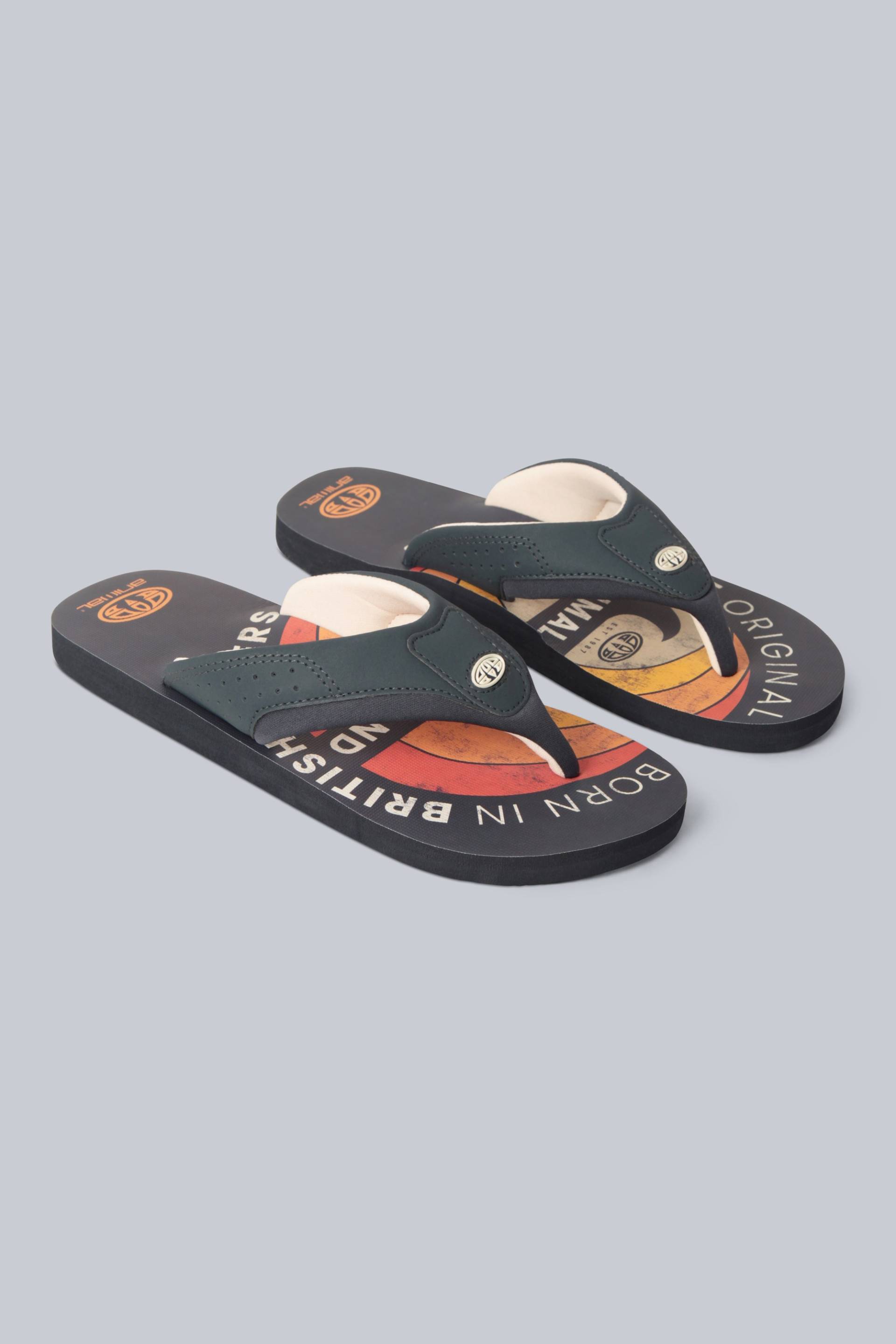 Jekyl Herren-AOP-Flip-Flops - Orange von Animal