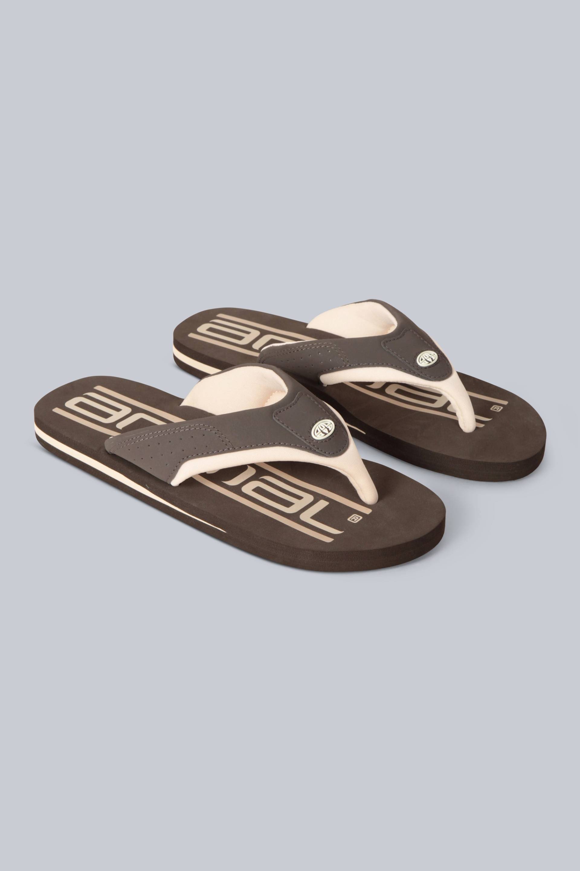 Jekyl Herren-Flip-Flops mit Logo - Braun von Animal