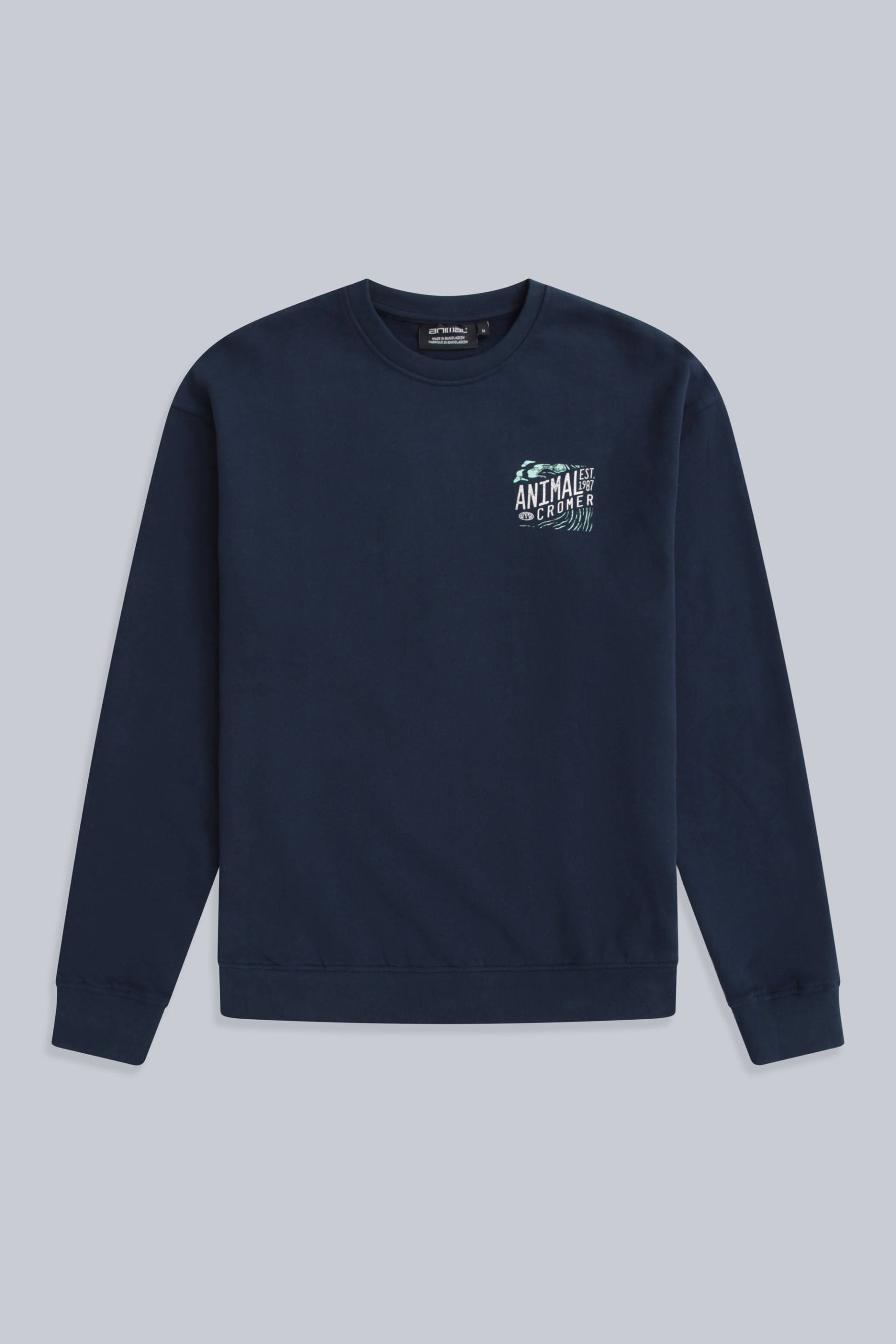 Jonah Herren Cromer Sweatshirt - Marineblau Jonah Herren Cromer Sweatshirt - Marineblau von Animal