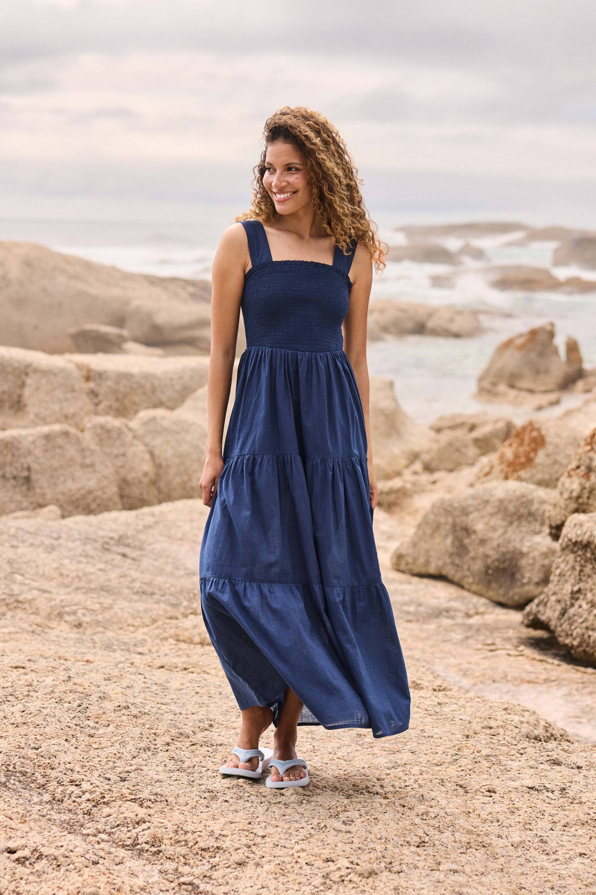 Mabel Maxikleid für Damen - Marineblau von Animal