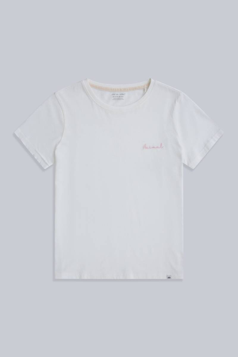 Marina Damen T-Shirt mit Logo - Grauweiß von Animal