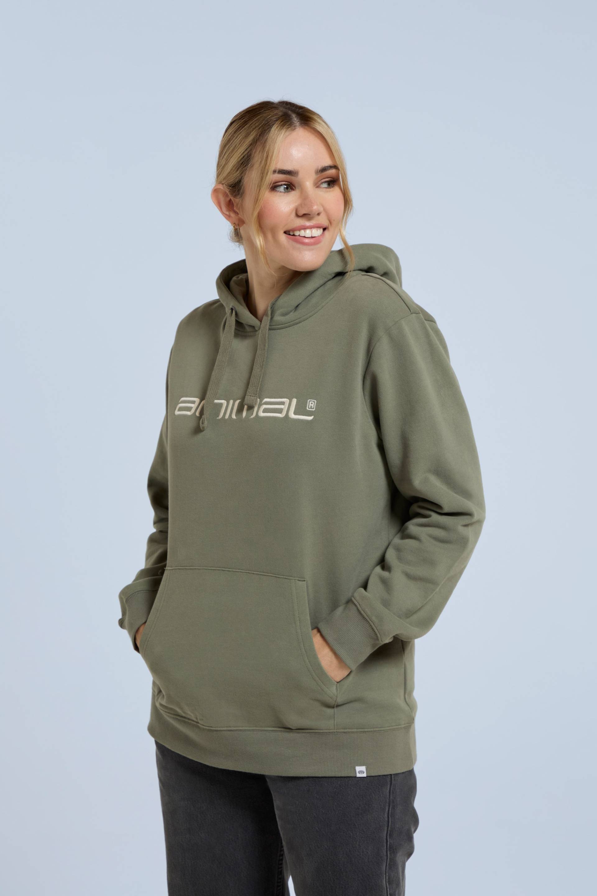 Maya Damen Bio-Kapuzenpulli - Khaki von Animal