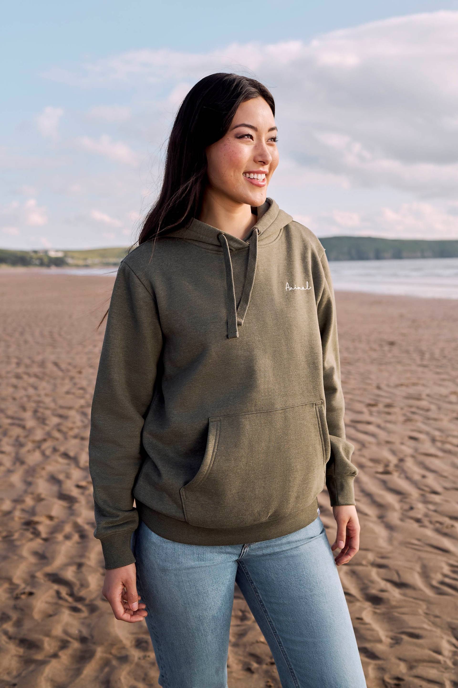 Maya Damen Kapuzenpulli - Khaki von Animal