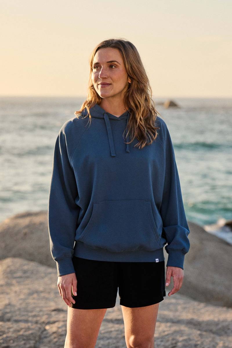 Maya Graphic Damen Kapuzenpullover - Dark Blau von Animal