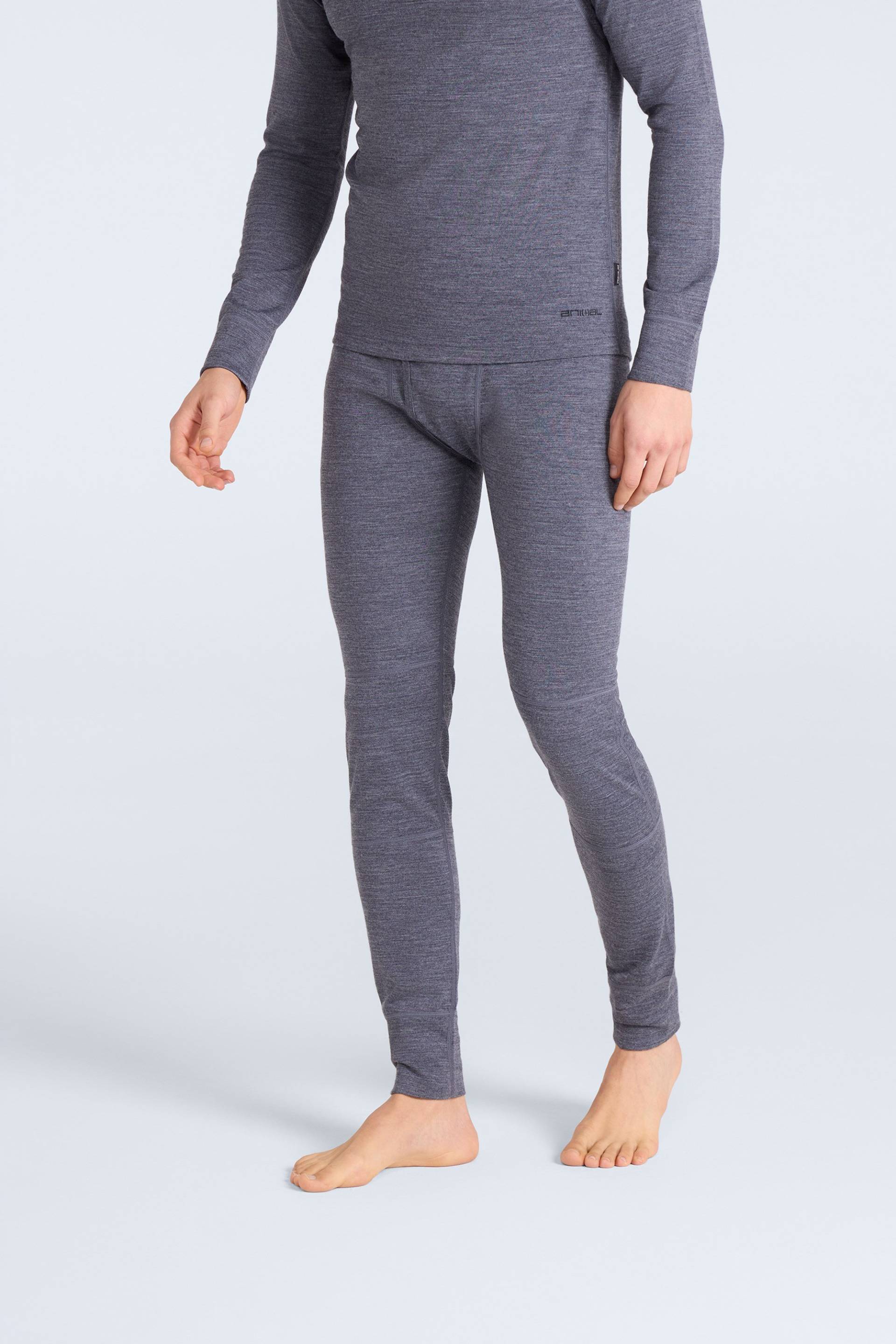 Herren Merino-Baselayer-Hose - Grau Herren Merino-Baselayer-Hose - Grau von Animal